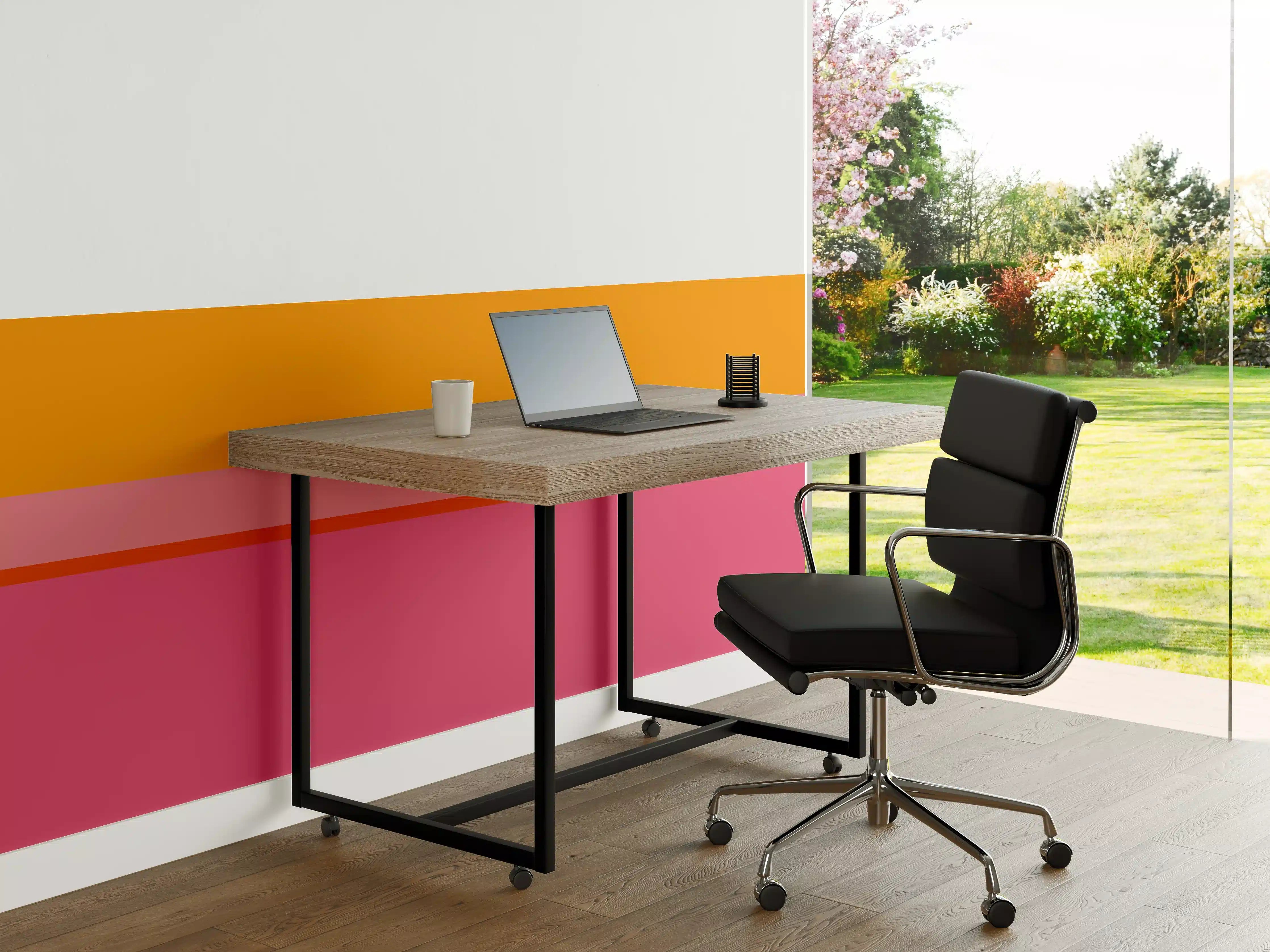 Büro Wandgestaltung - The Oranges - Horizontal - Raspberry