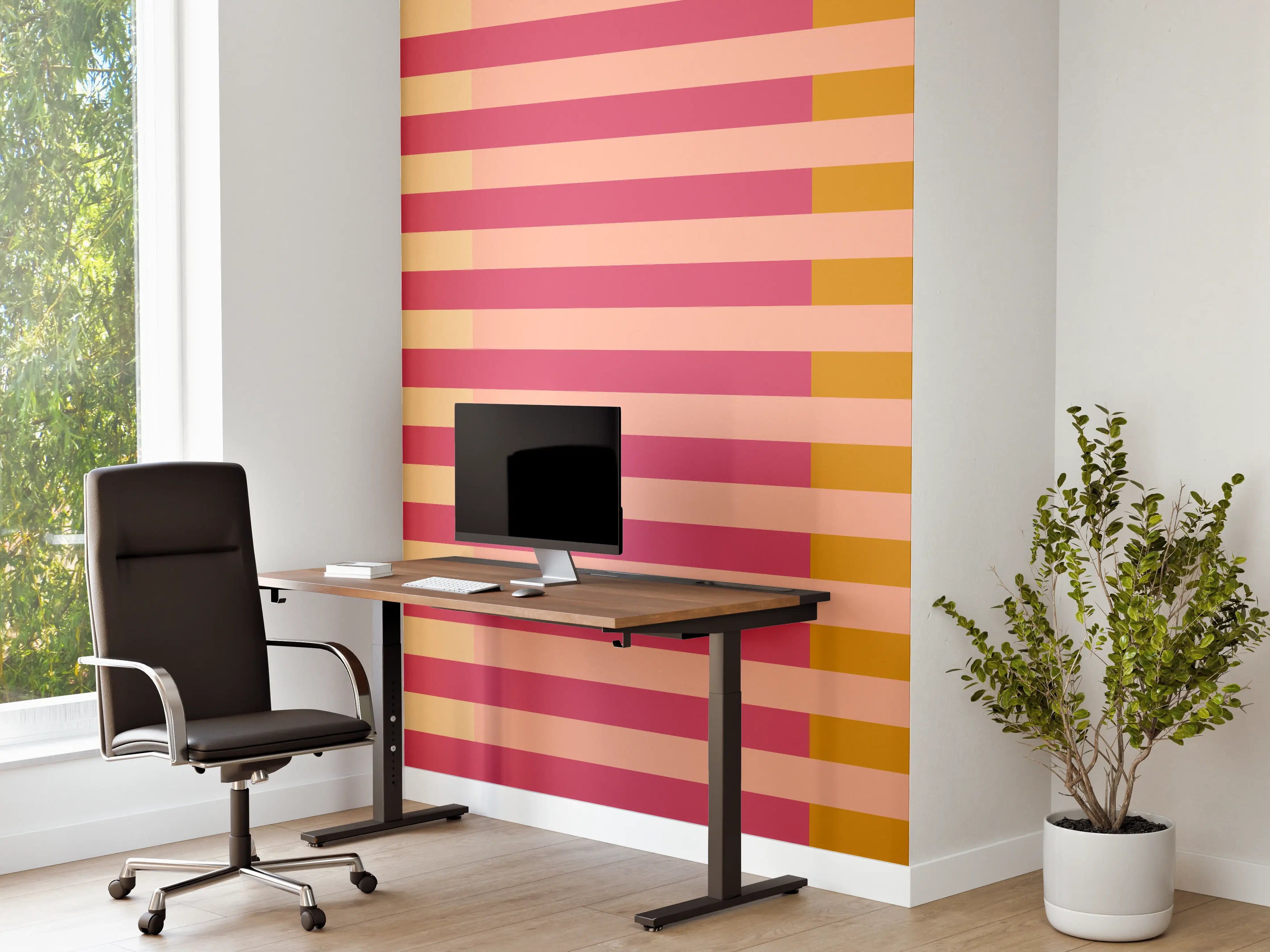 Büro Wandgestaltung - The Oranges - Multy Stripes - Cotton Candy