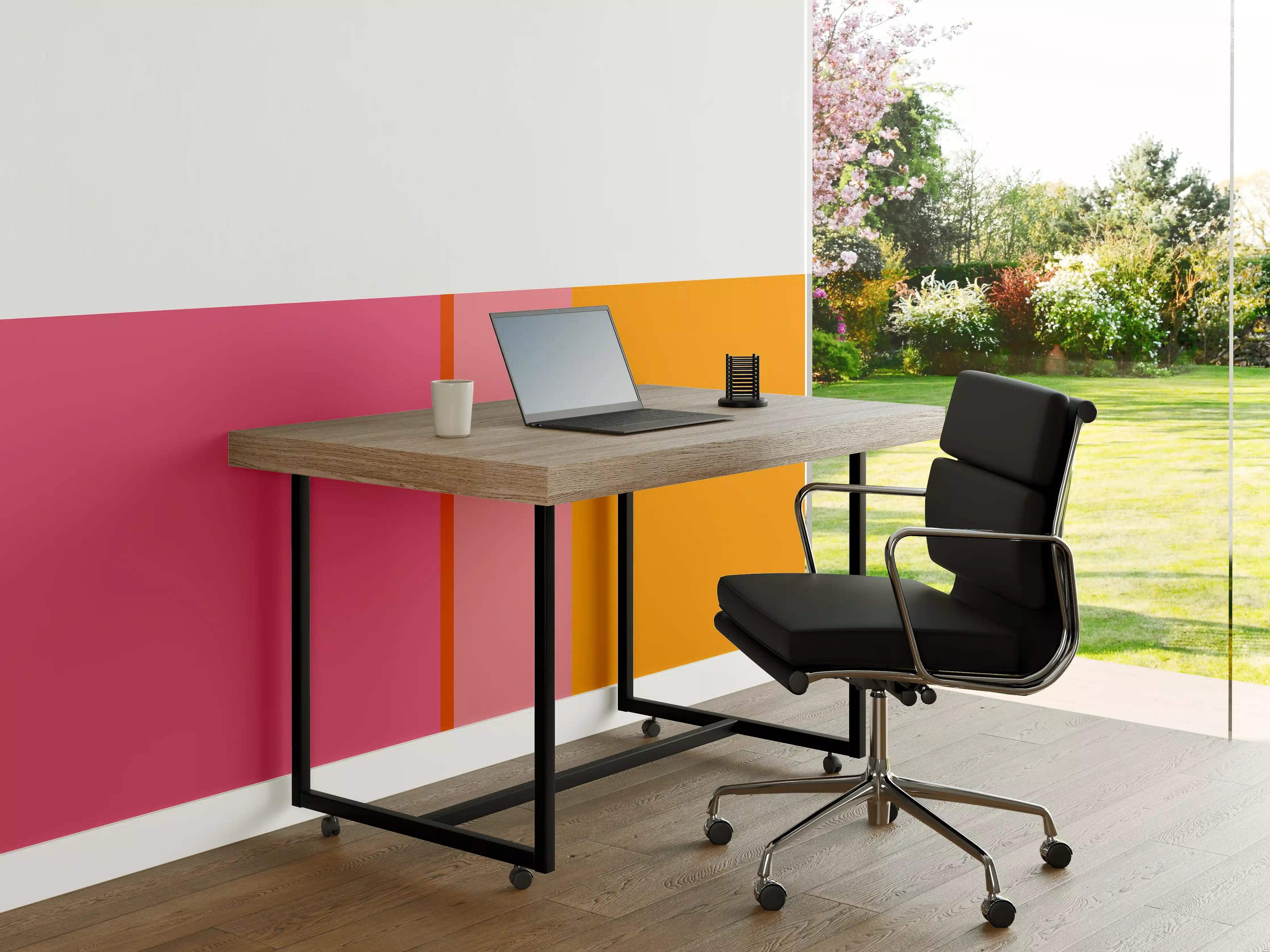 Büro Wandgestaltung - The Oranges - Vertical - Raspberry