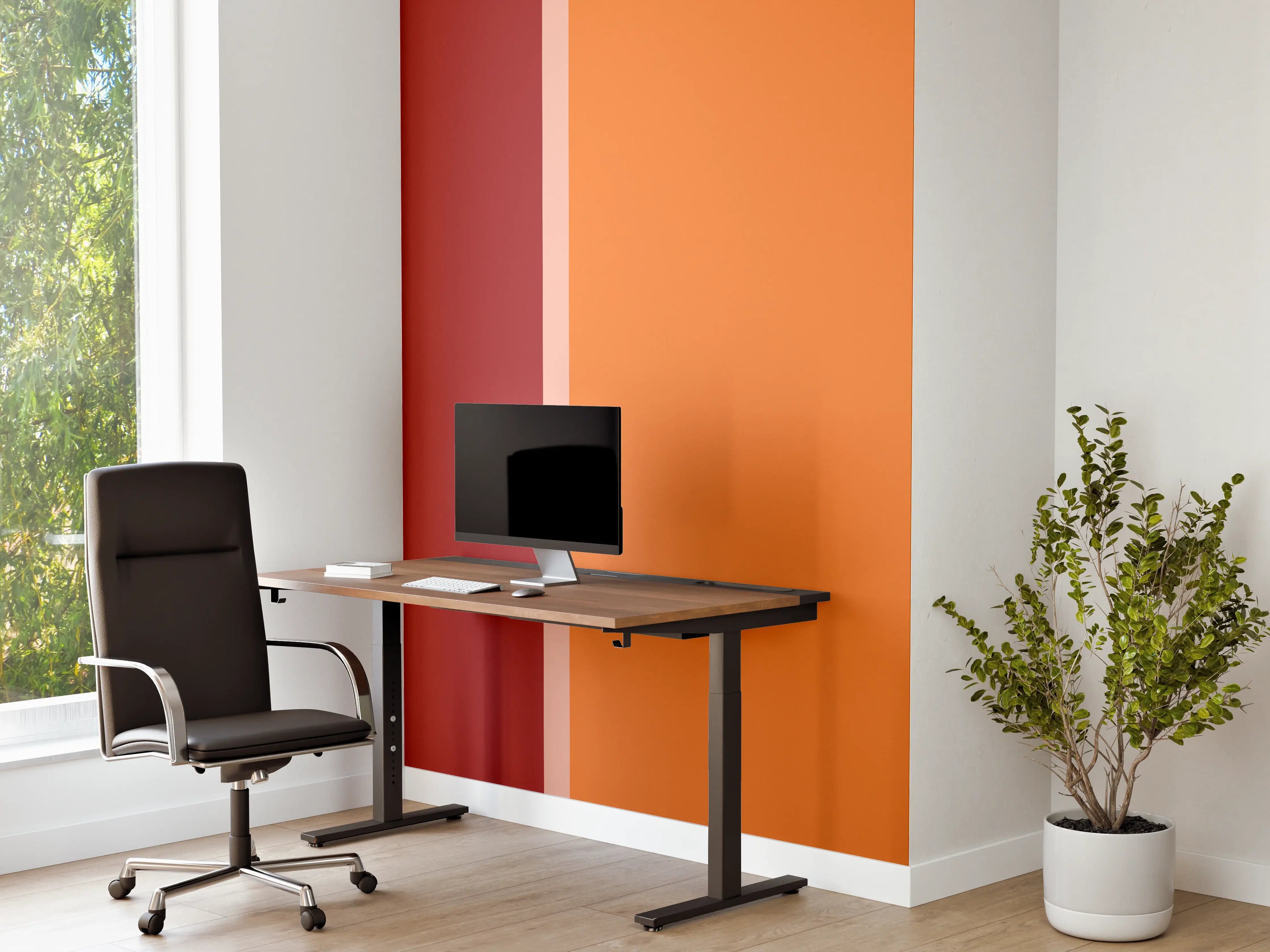 Büro Wandgestaltung - The Reds - Easy Vertical - Sangria