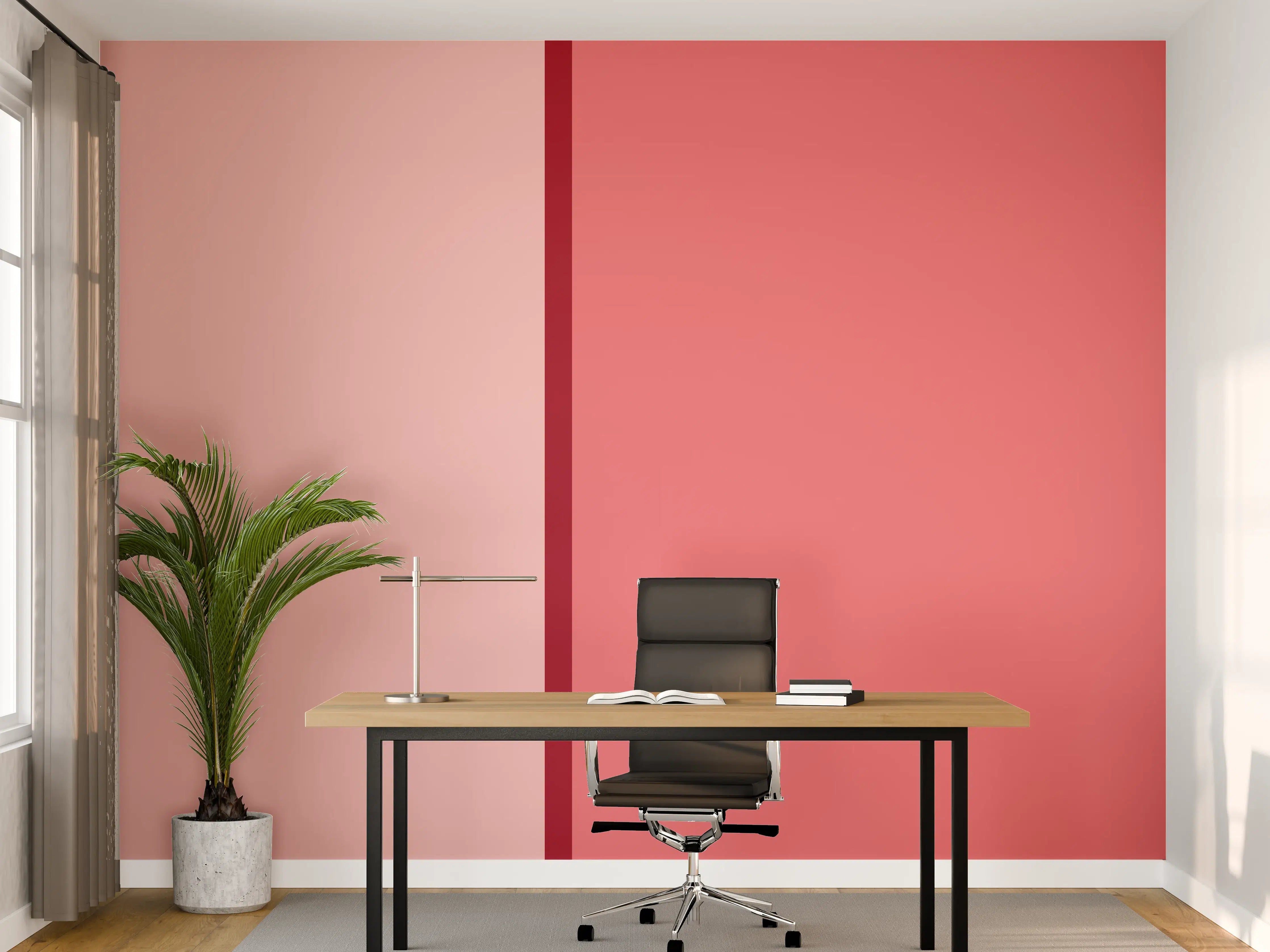 Büro Wandgestaltung - The Reds - Easy Vertical - Tomato