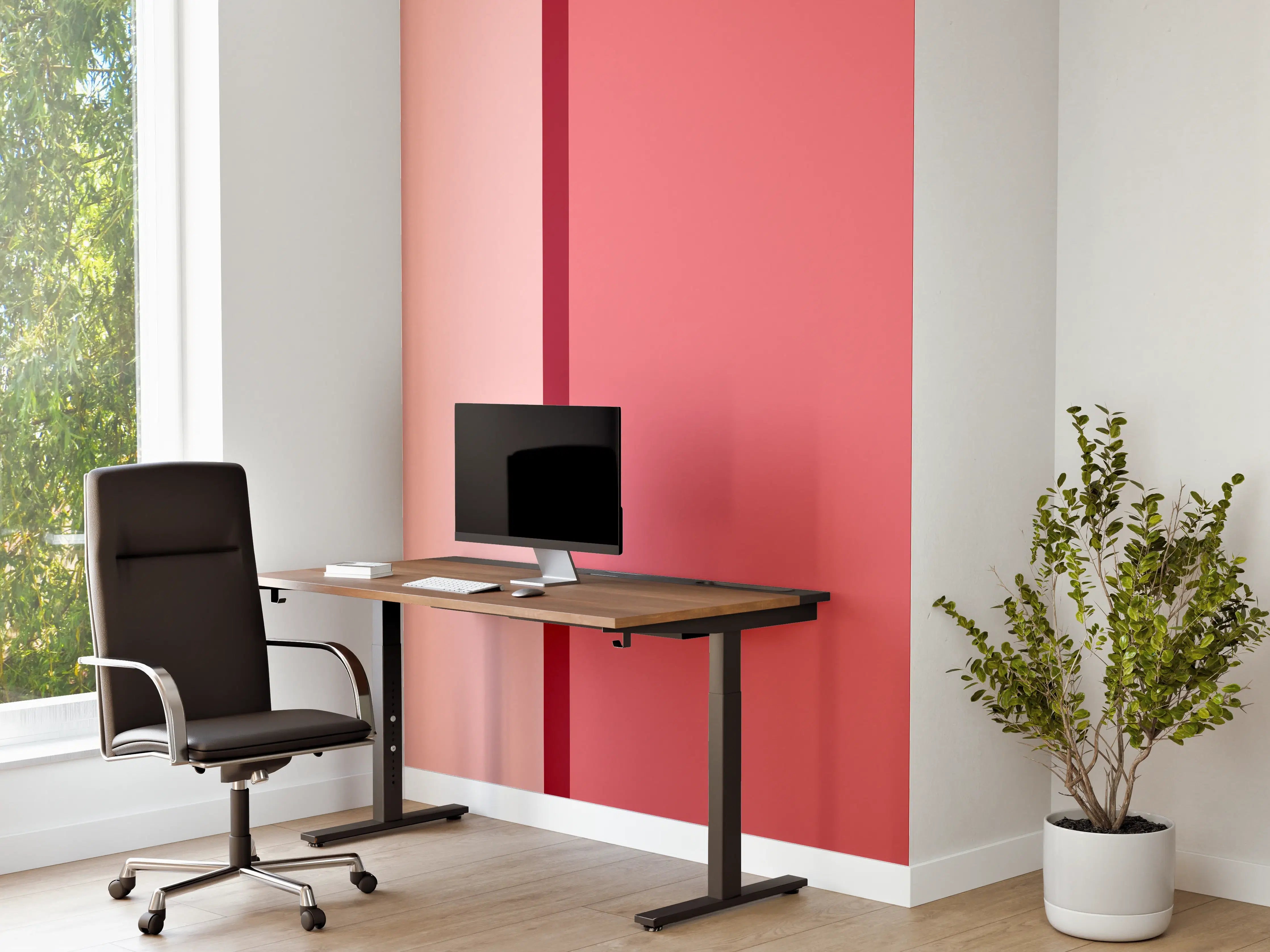 Büro Wandgestaltung - The Reds - Easy Vertical - Tomato