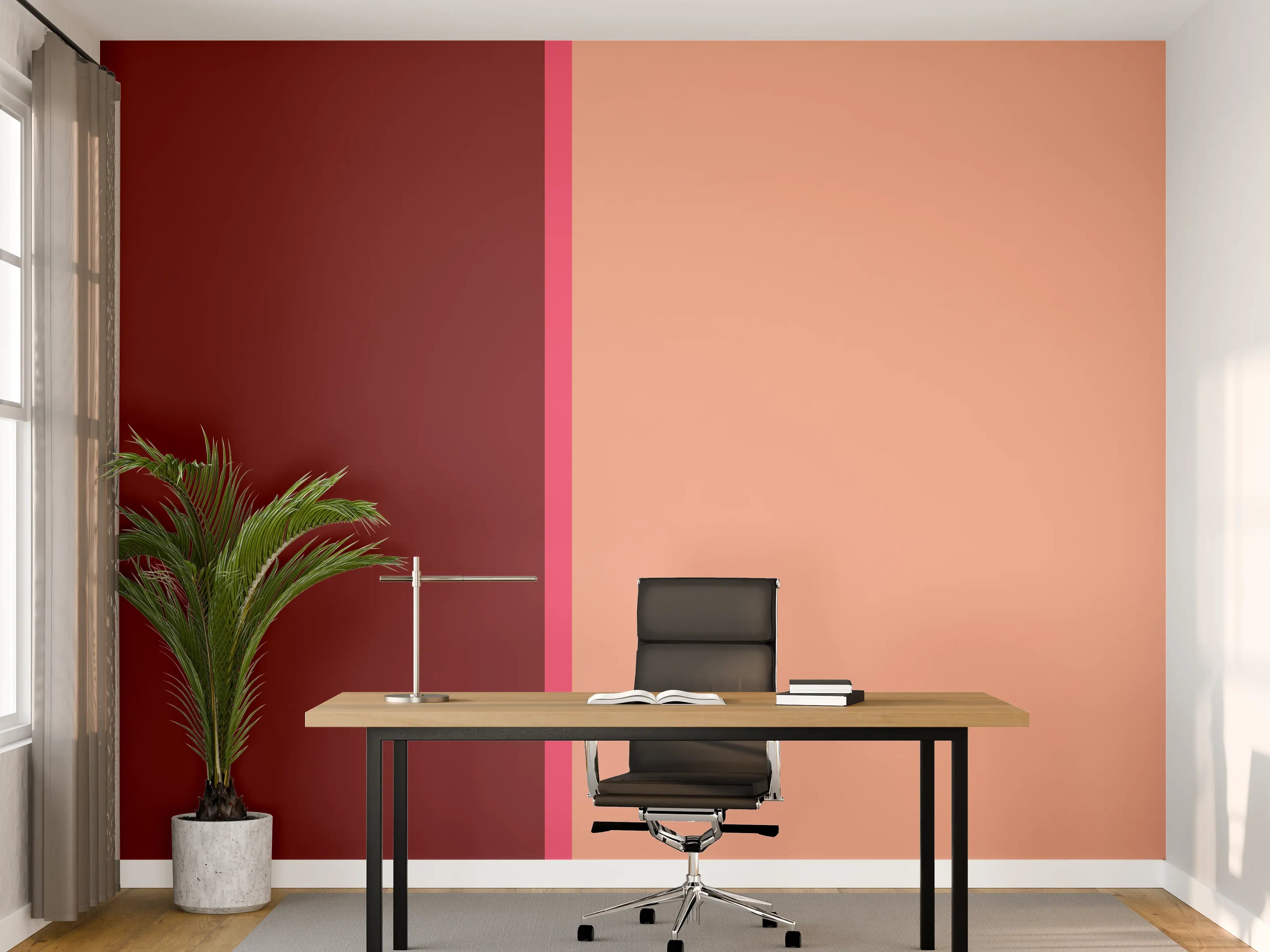Büro Wandgestaltung - The Reds - Easy Vertikal - Cherry