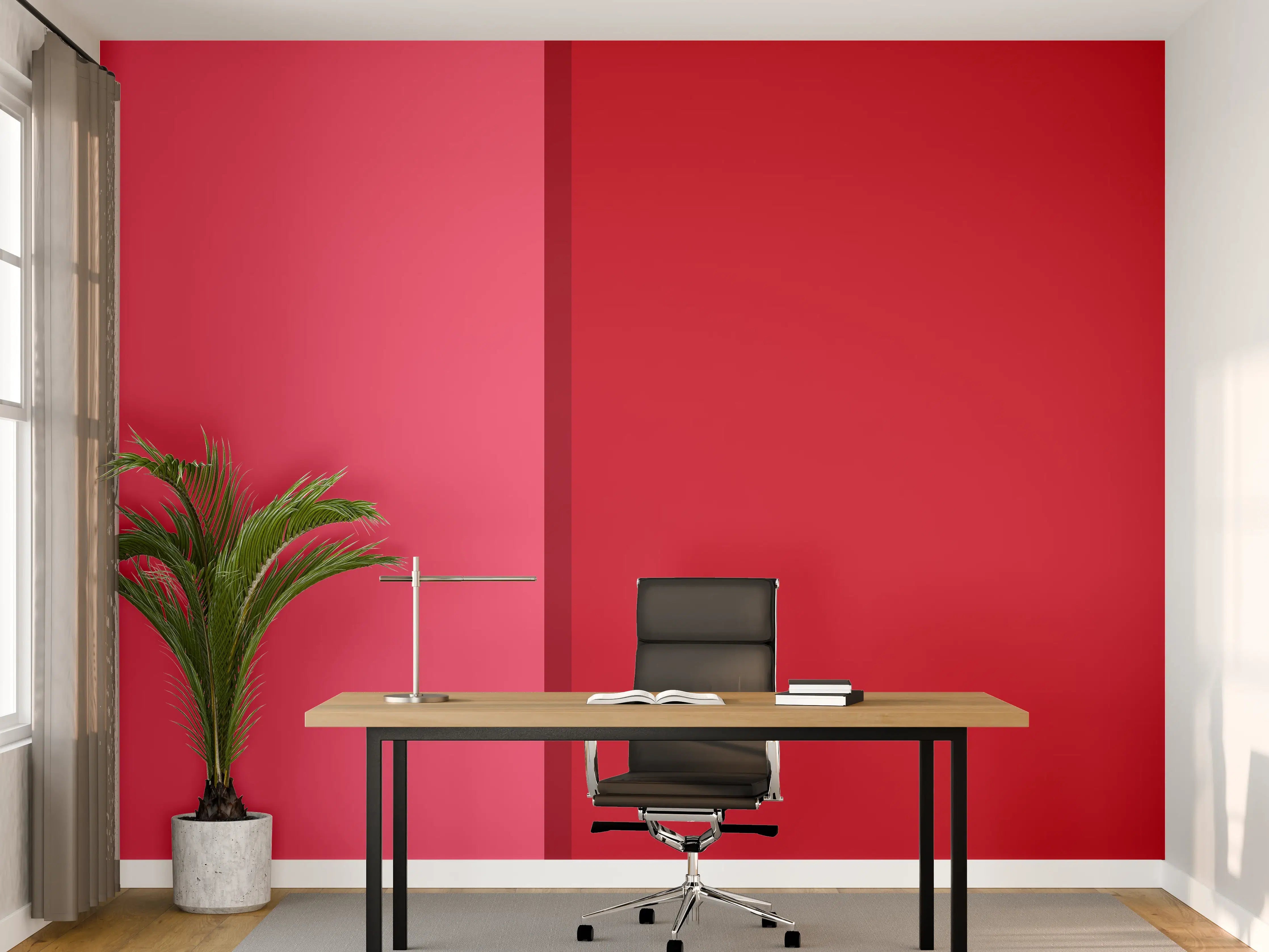 Büro Wandgestaltung - The Reds - Easy Vertikal - Pommagranate