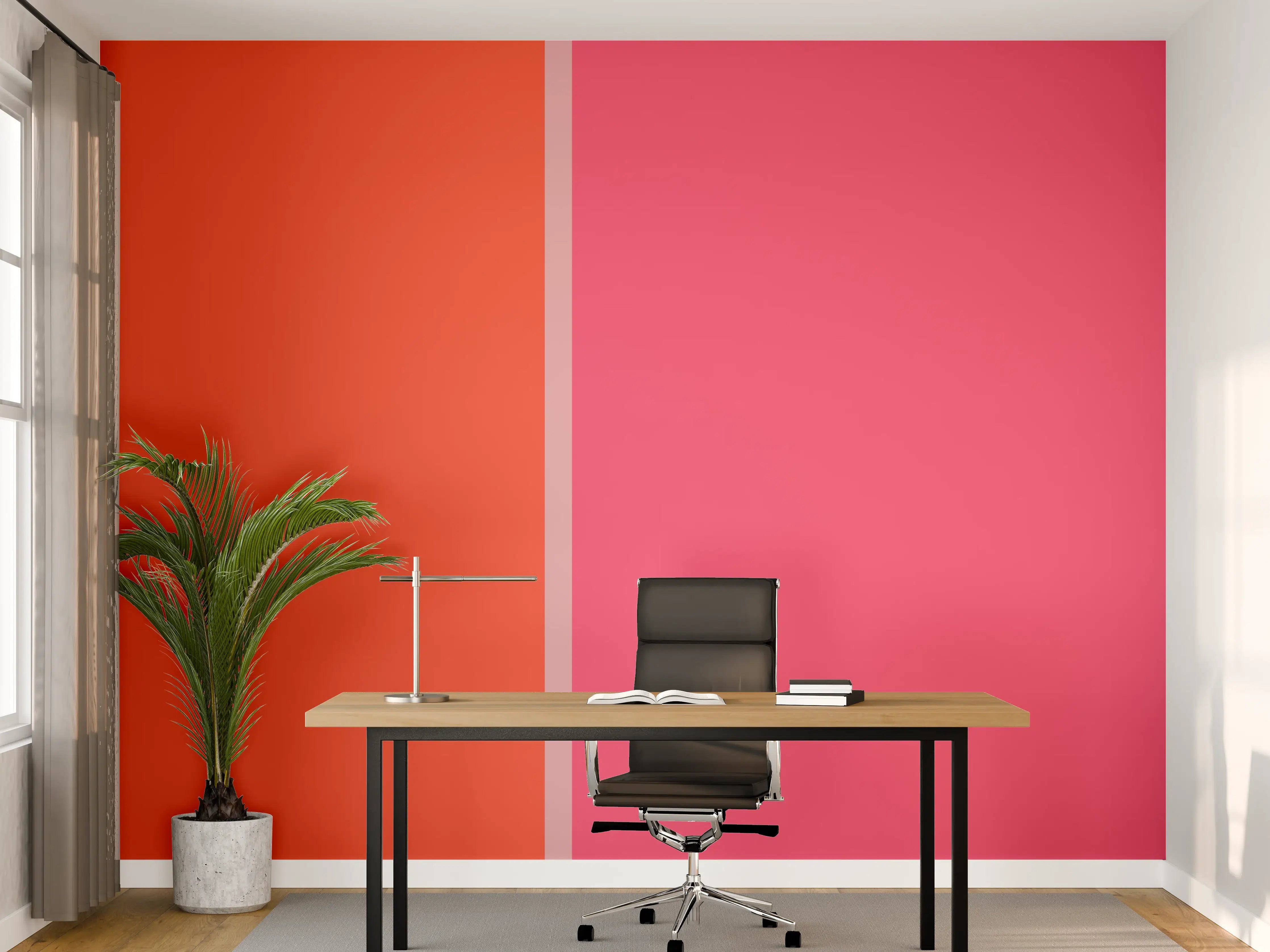 Büro Wandgestaltung - The Reds - Easy Vertikal - Strawberry