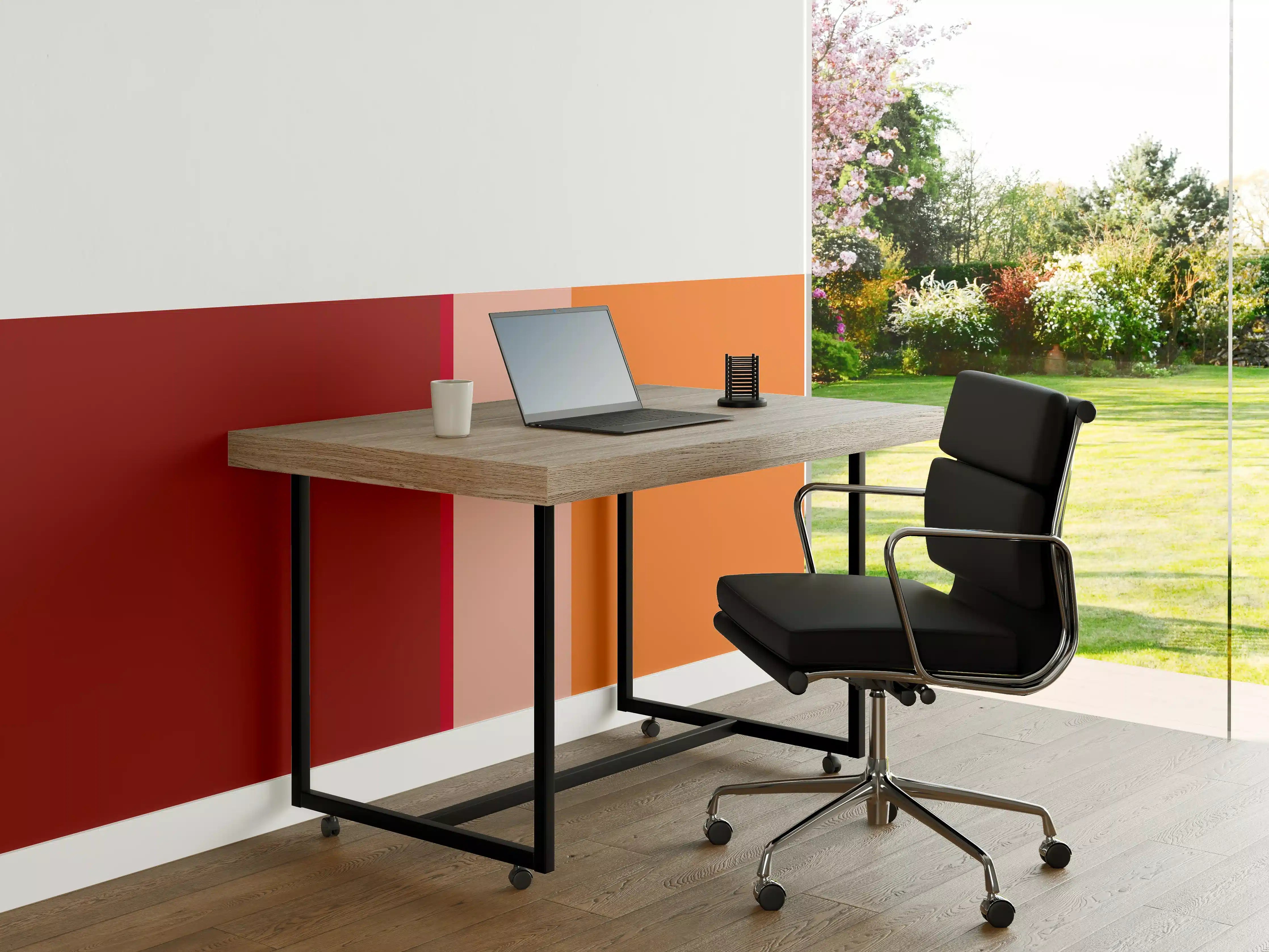 Büro Wandgestaltung - The Reds - Vertical - Sangria