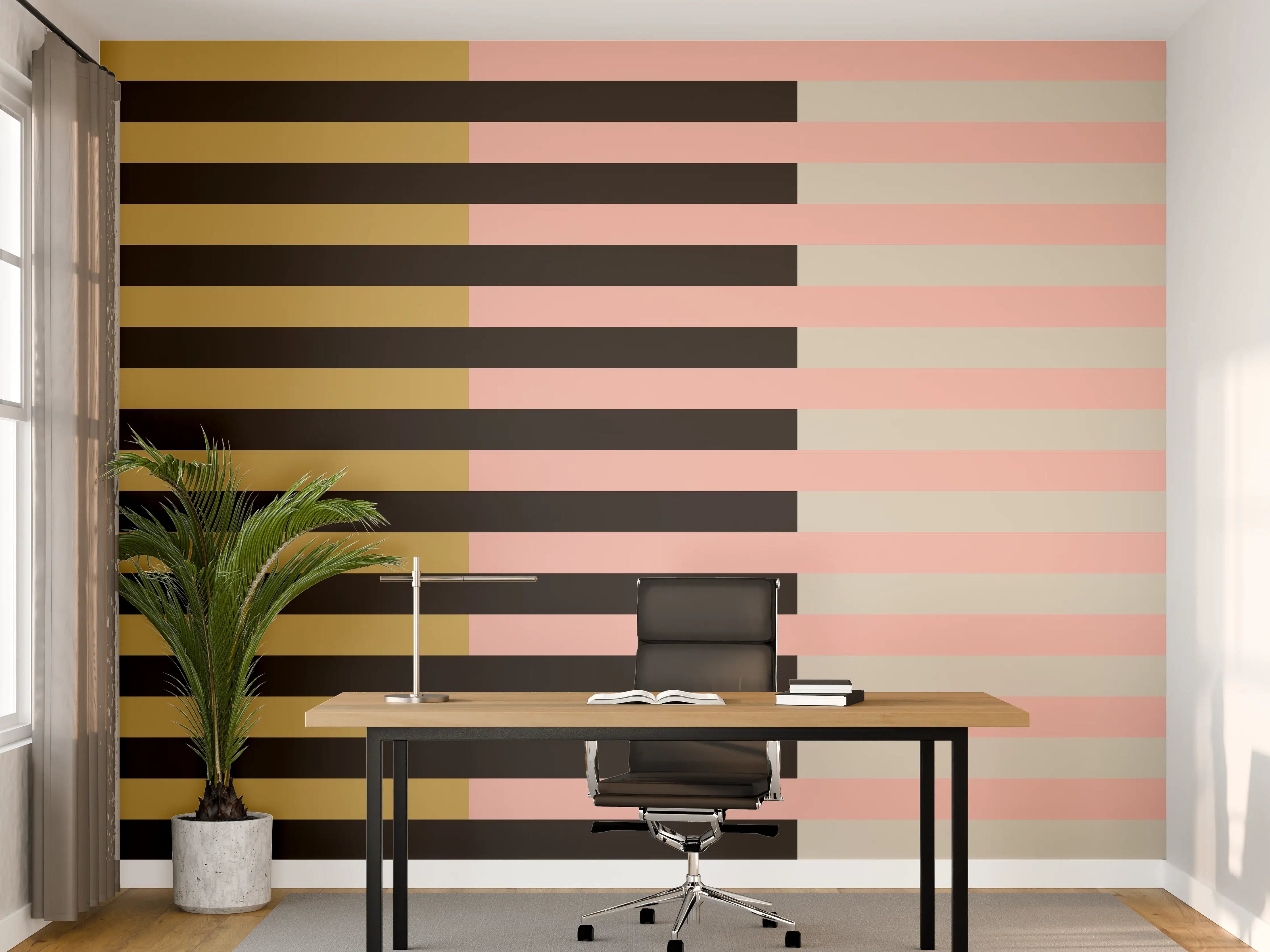 Büro Wandgestaltung - The Retros - Multy Stripes - Daenerys