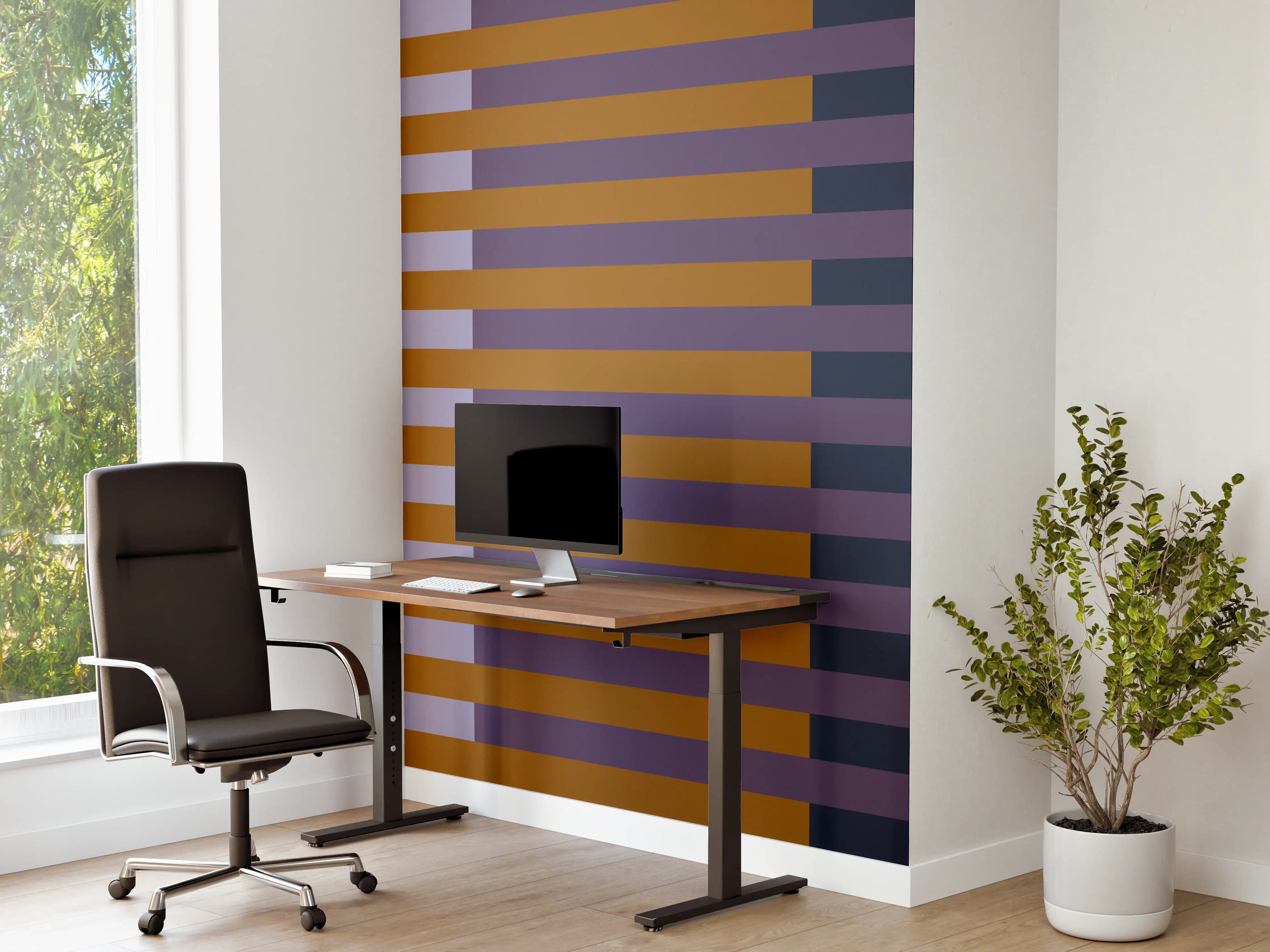 Büro Wandgestaltung - The Retros - Multy Stripes - Tyrion