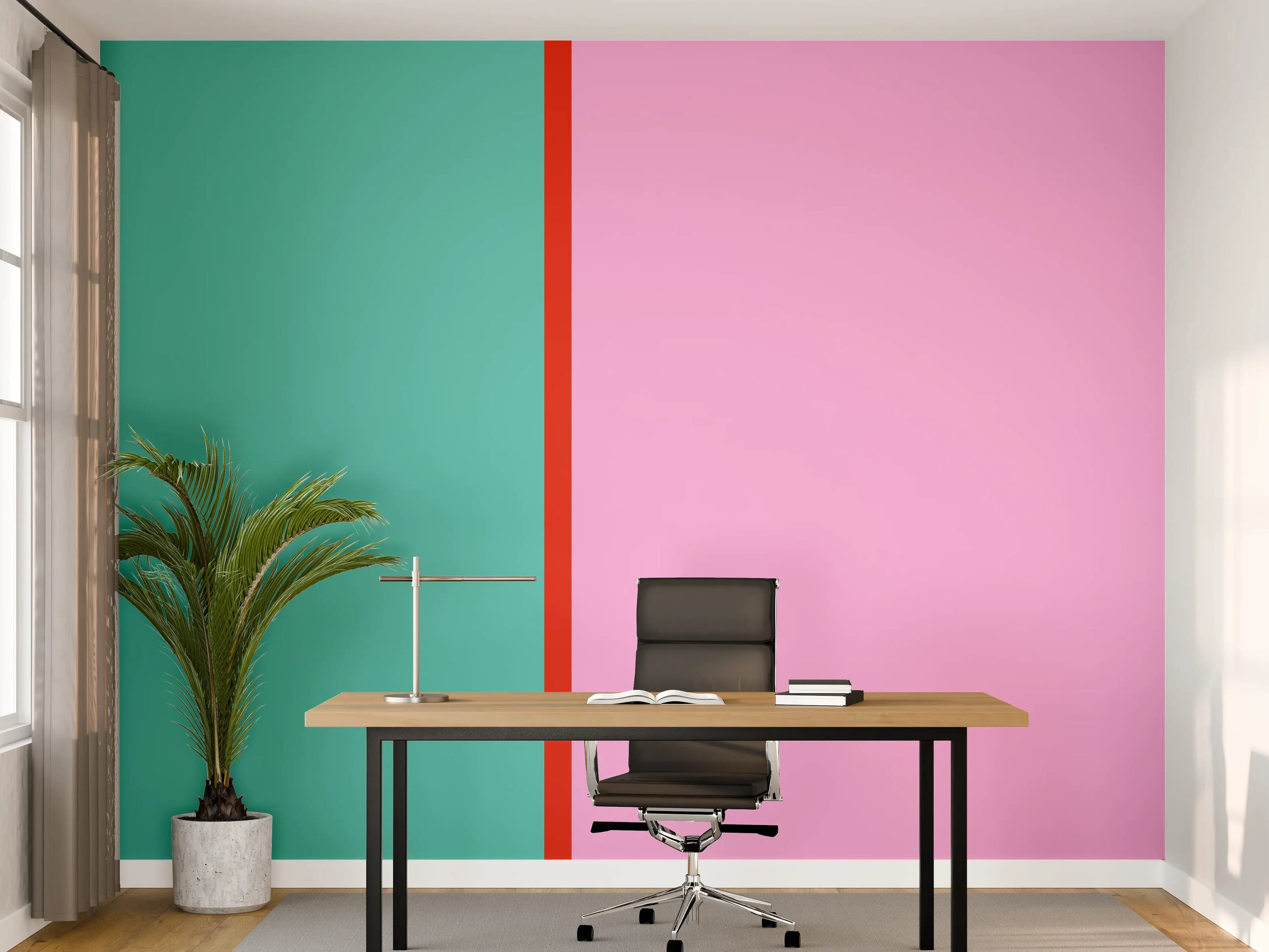 Büro Wandgestaltung - The Springs - Easy Vertikal - Peony