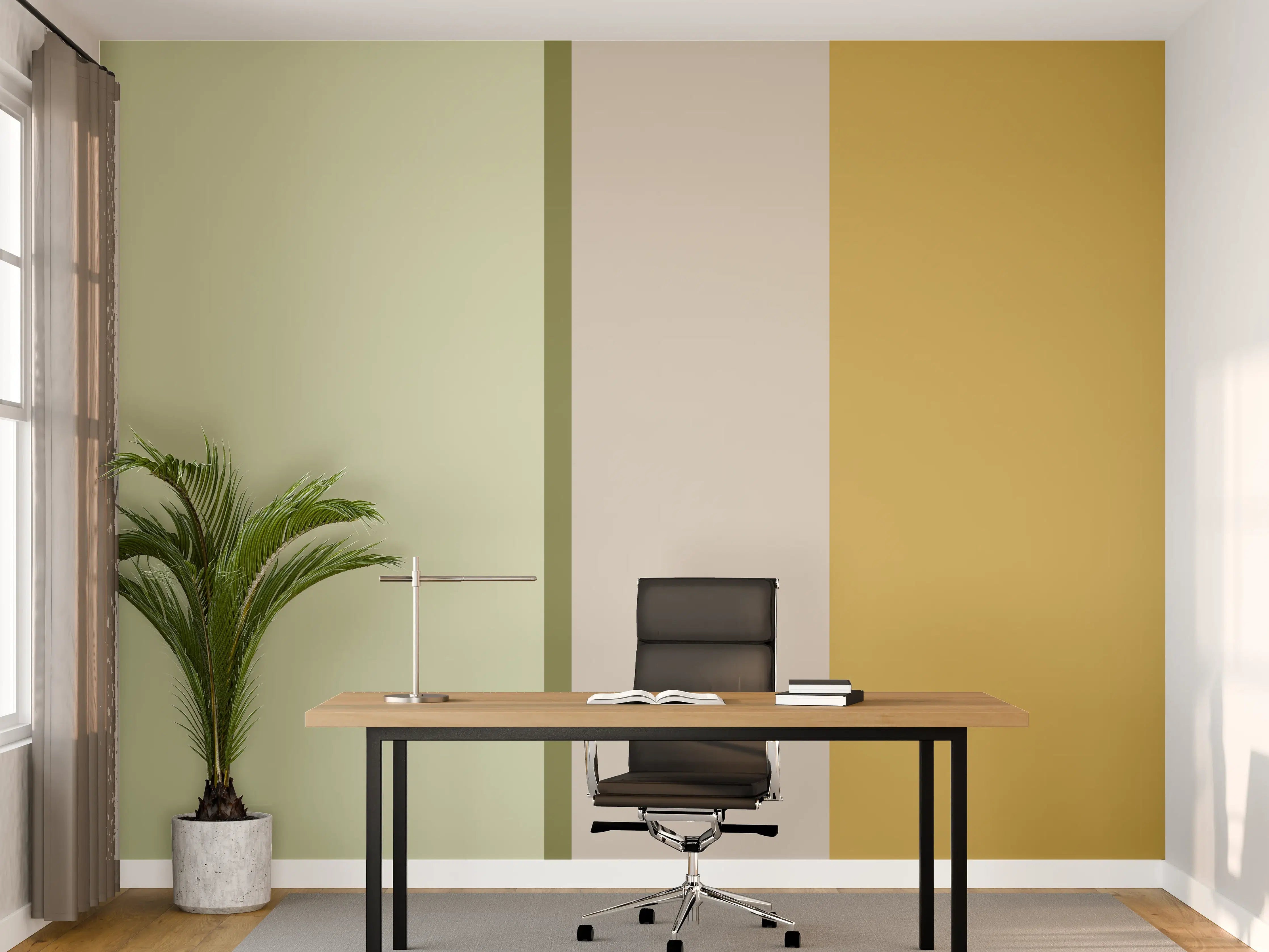 Büro Wandgestaltung - The Springs - Vertikal - Birch