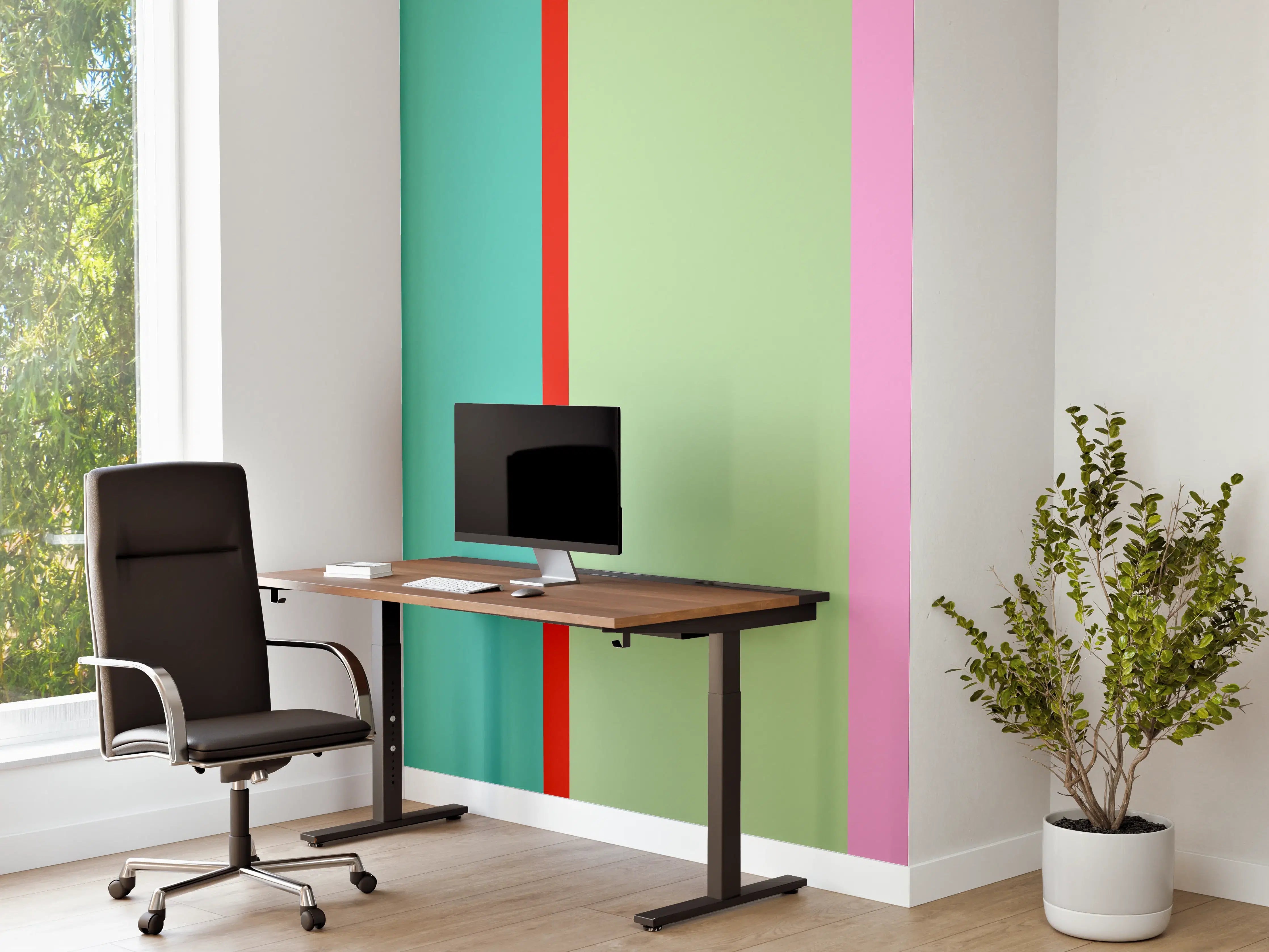 Büro Wandgestaltung - The Springs - Vertikal - Peony