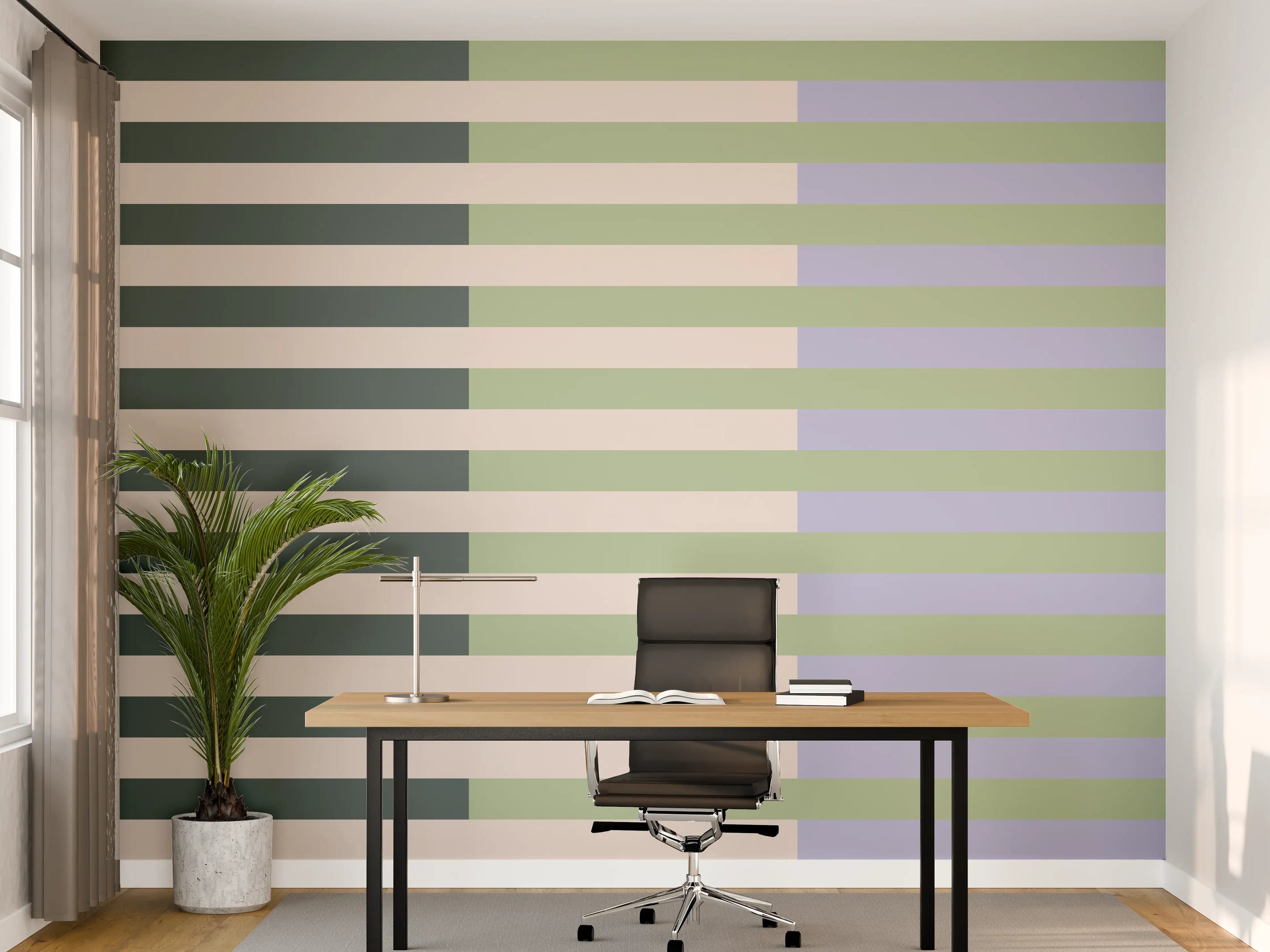 Büro Wandgestaltung - The Vintages - Multy Stripes - Colin