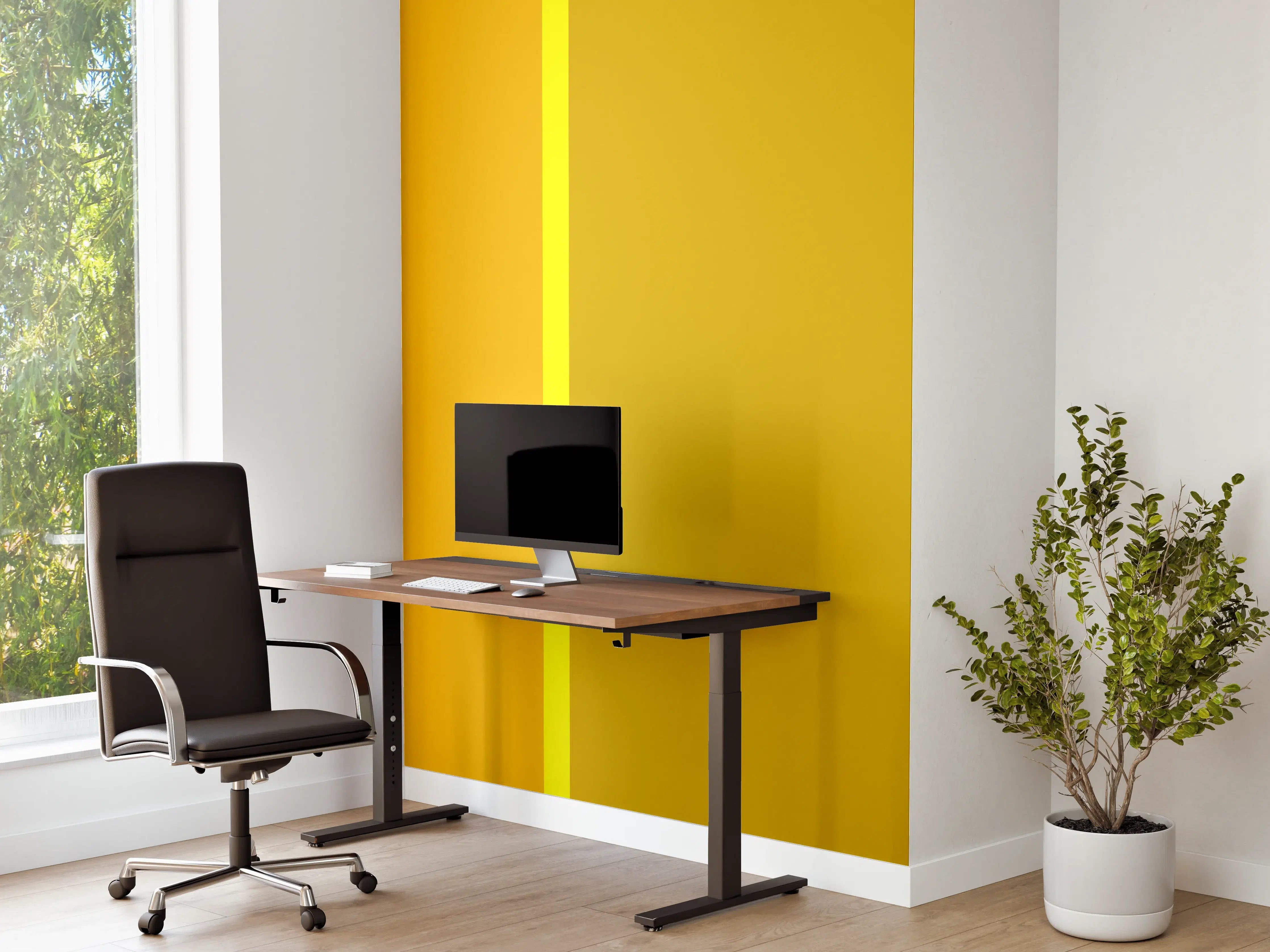 Büro Wandgestaltung - The Yellows - Easy Vertical - Lemon