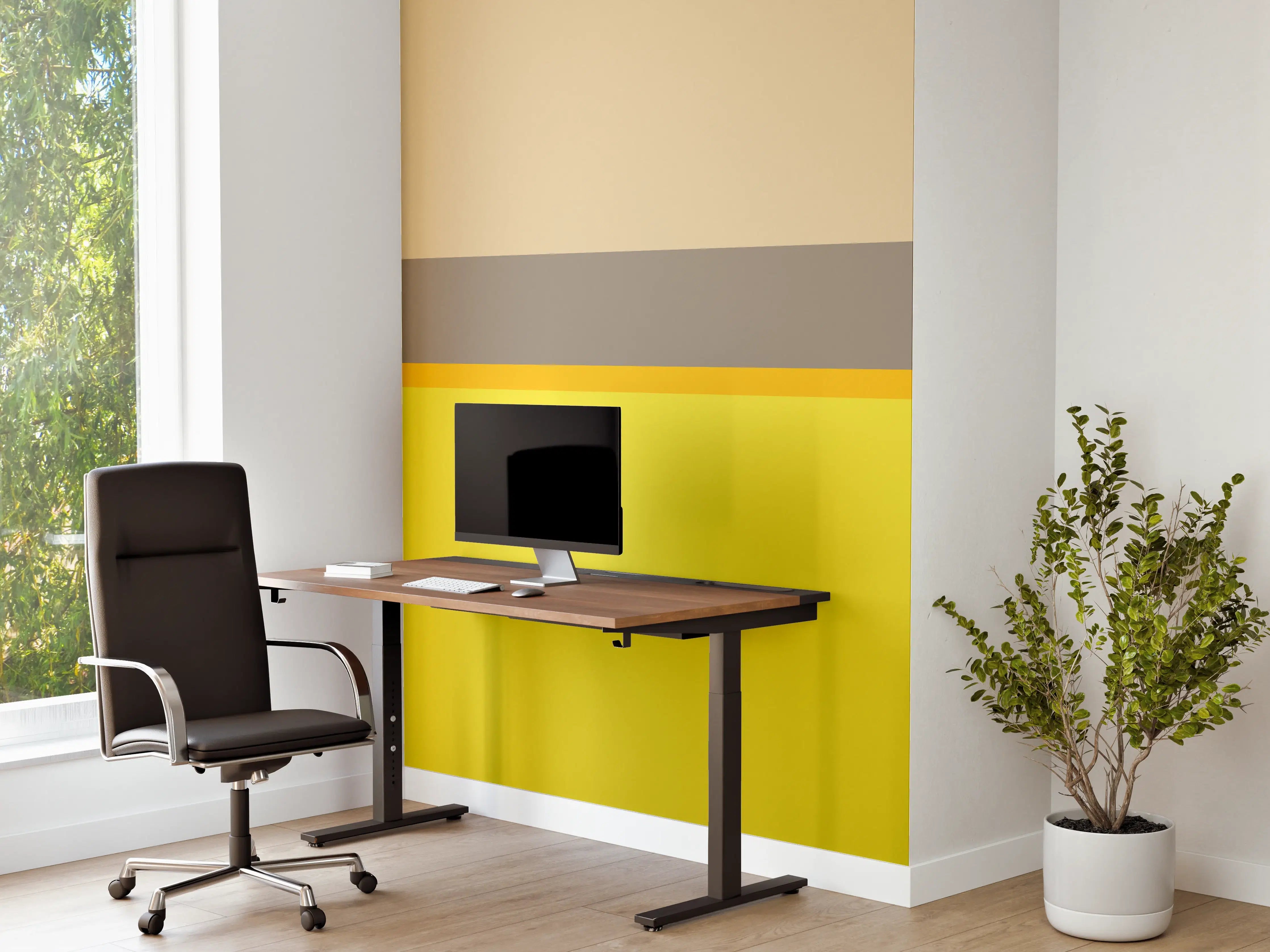 Büro Wandgestaltung - The Yellows - Horizontal - Honey