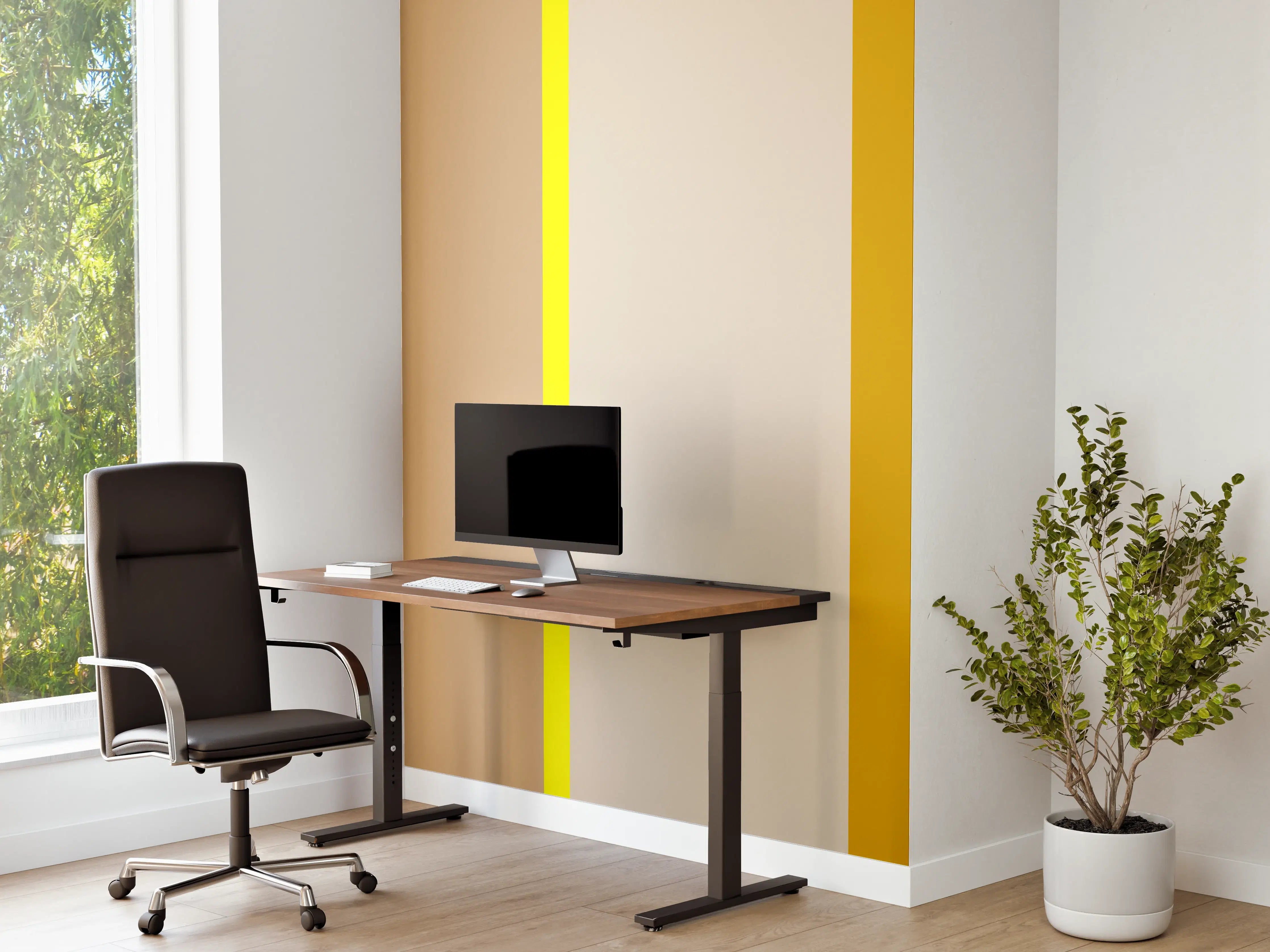 Büro Wandgestaltung - The Yellows - Vertical - Buttercup