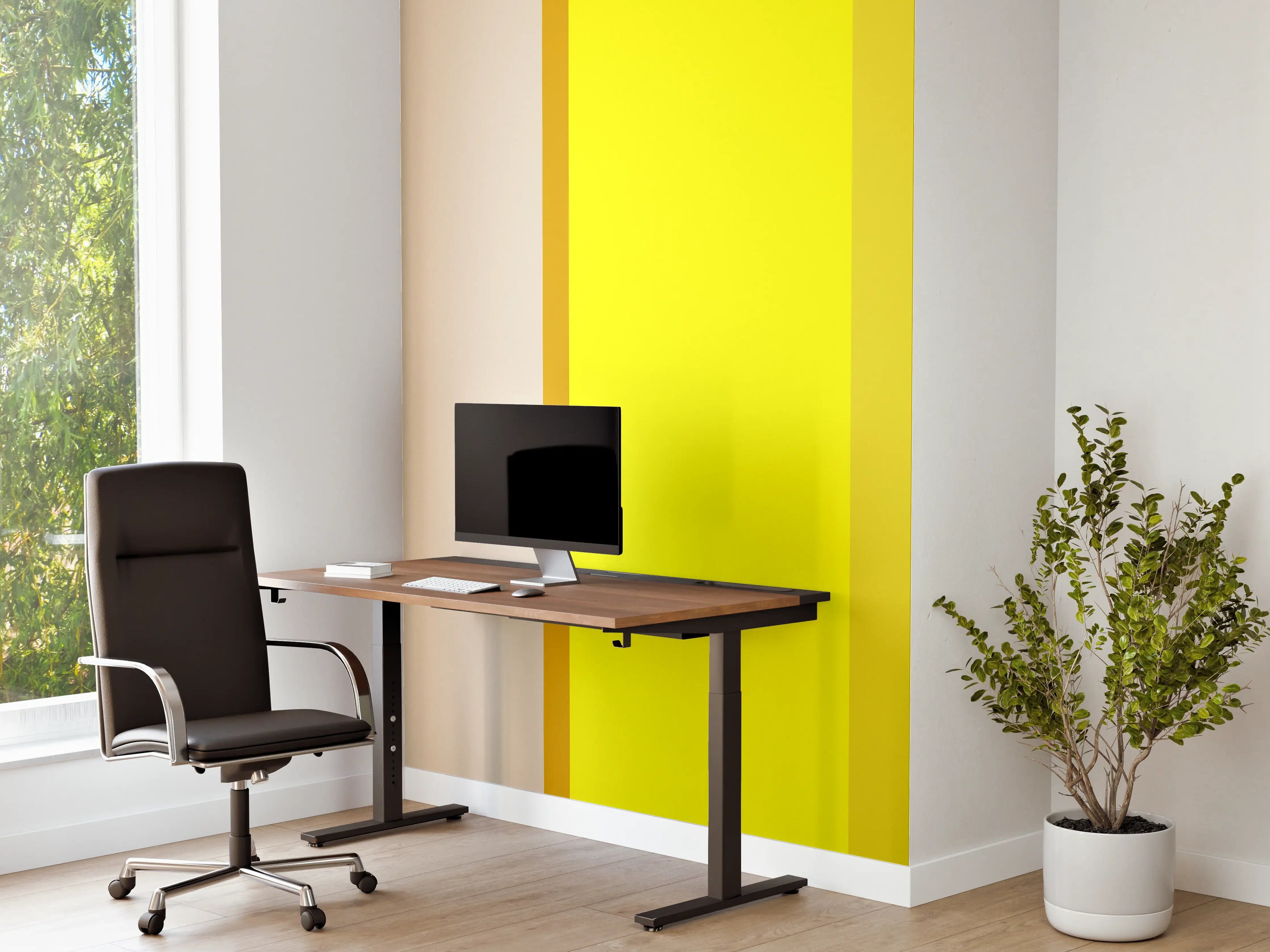 Büro Wandgestaltung - The Yellows - Vertical - Vanilla