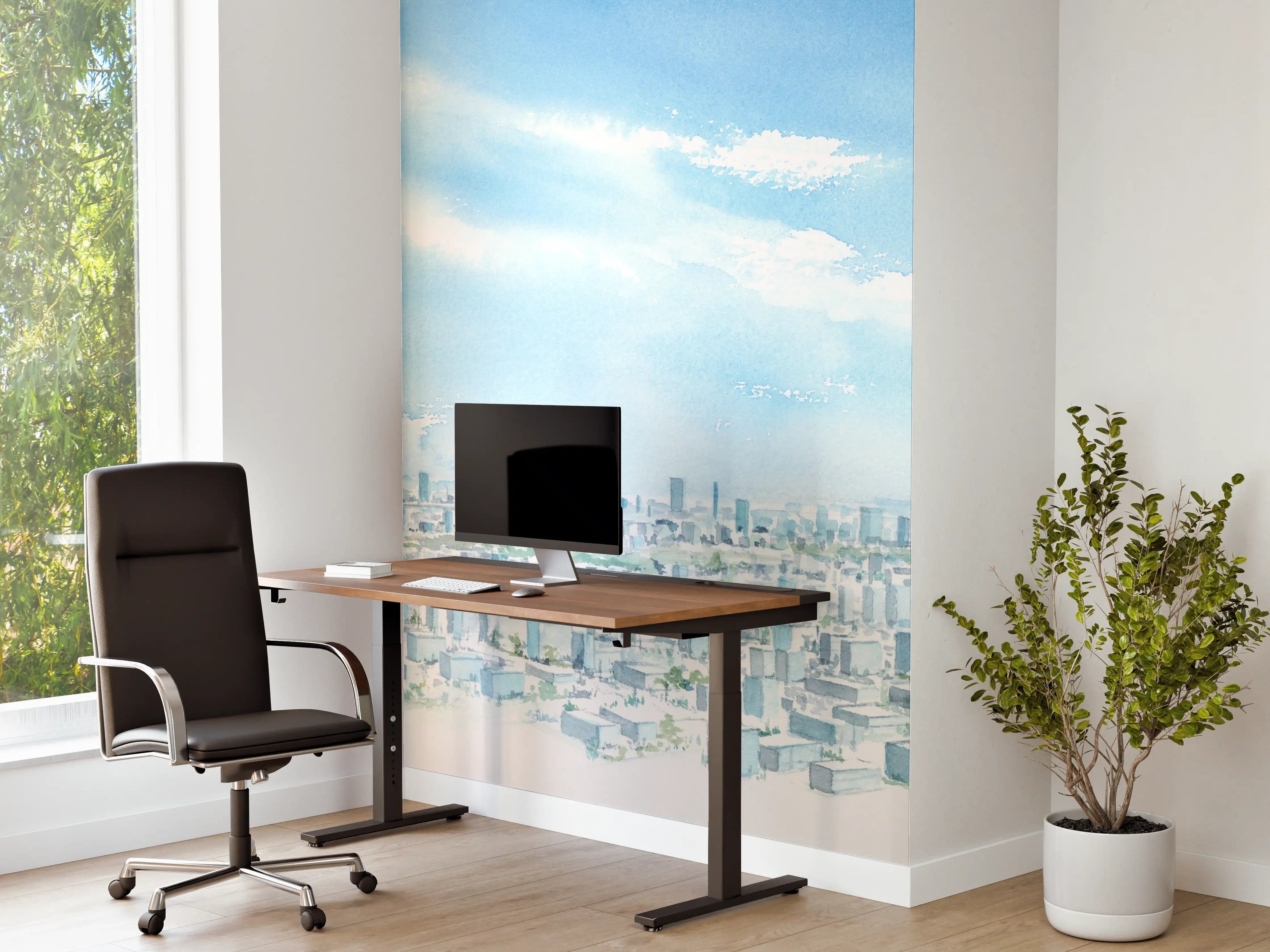 Büro Wandgestaltung - Tokyo Sky Tree Aquarellmalerei