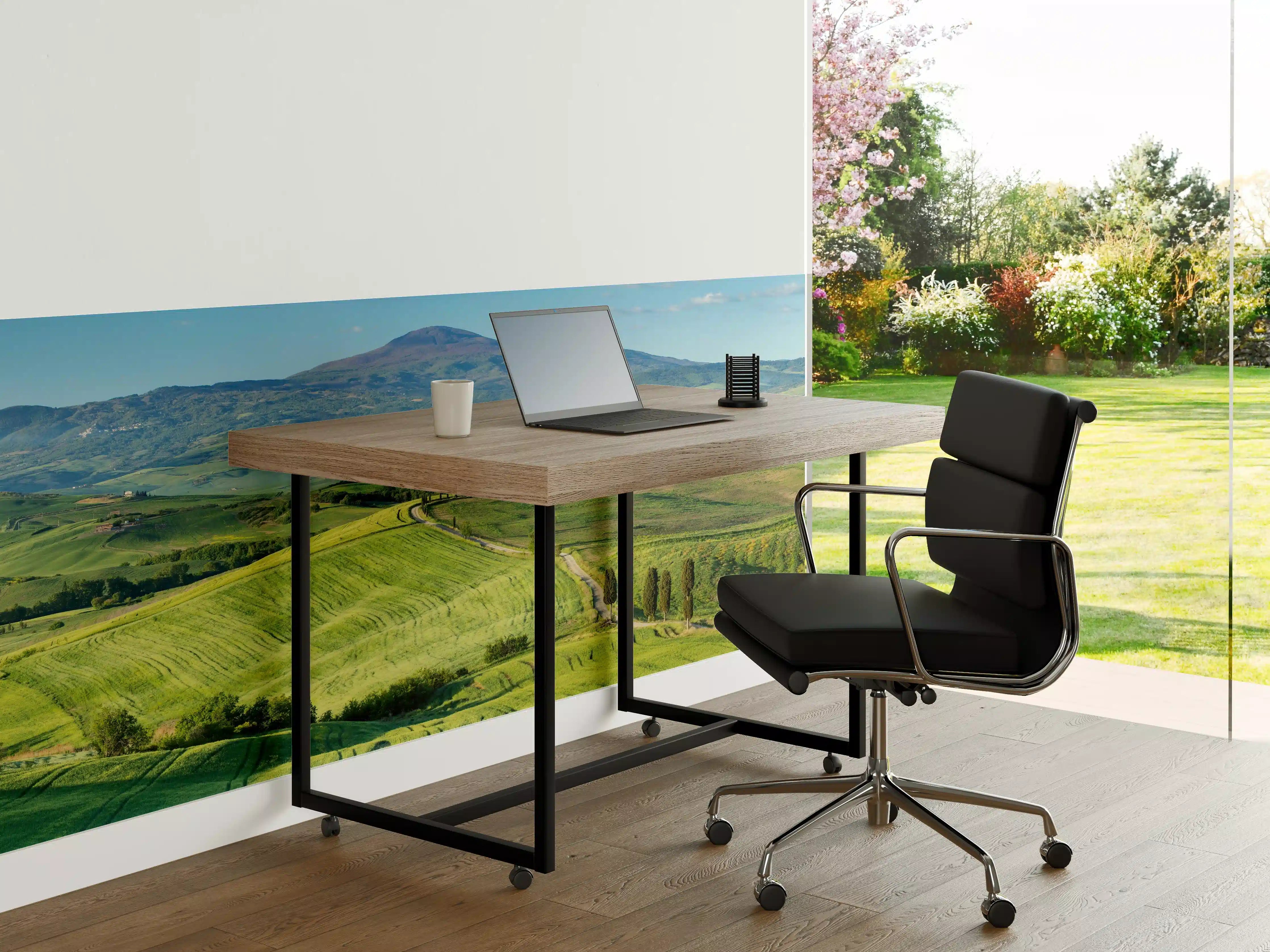 Büro Wandgestaltung - Toskana Hügel Panorama