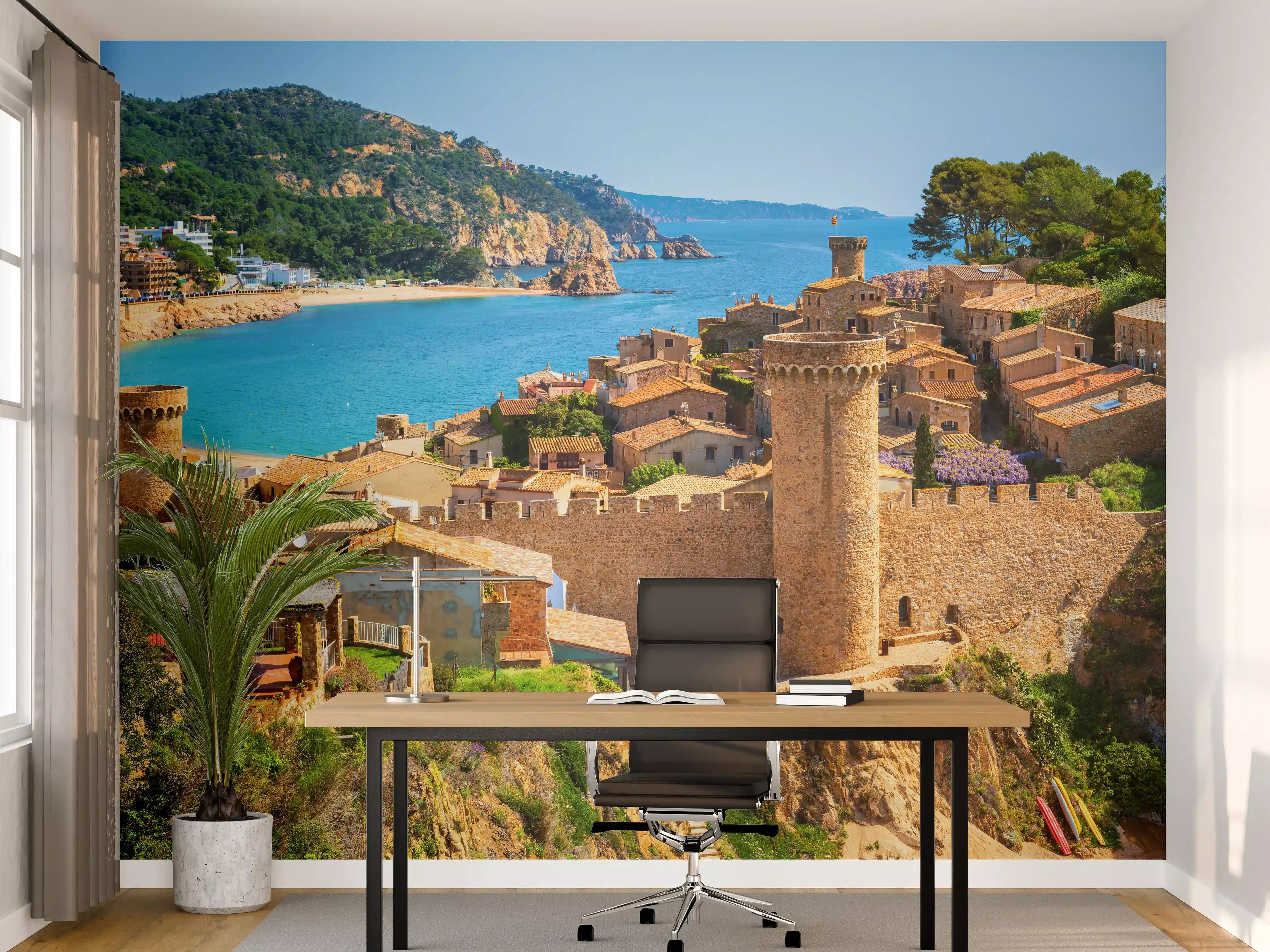 Büro Wandgestaltung - Tossa de Mar - Spanien