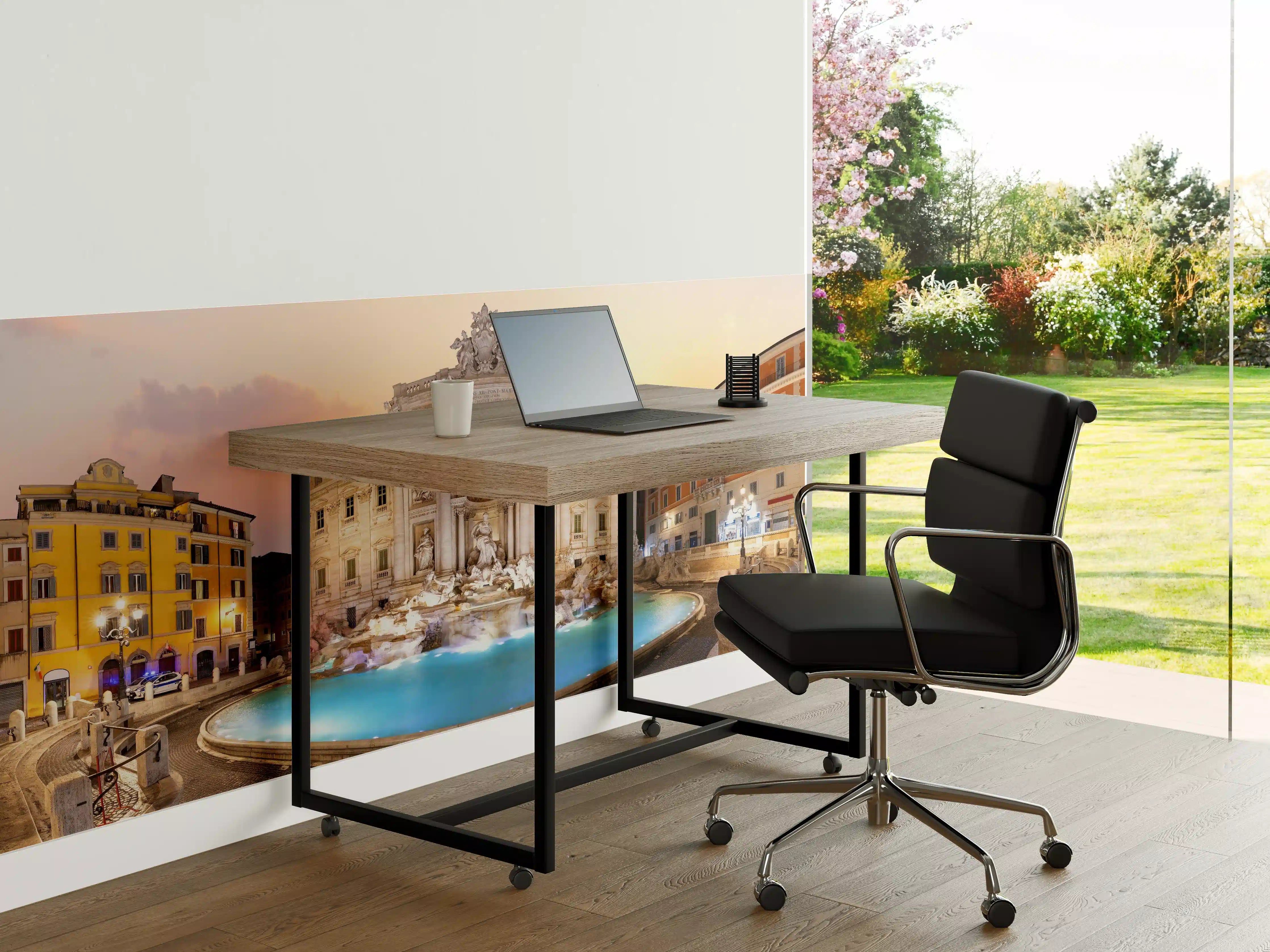 Büro Wandgestaltung - Trevi-Brunnen bei Sonnenaufgang
