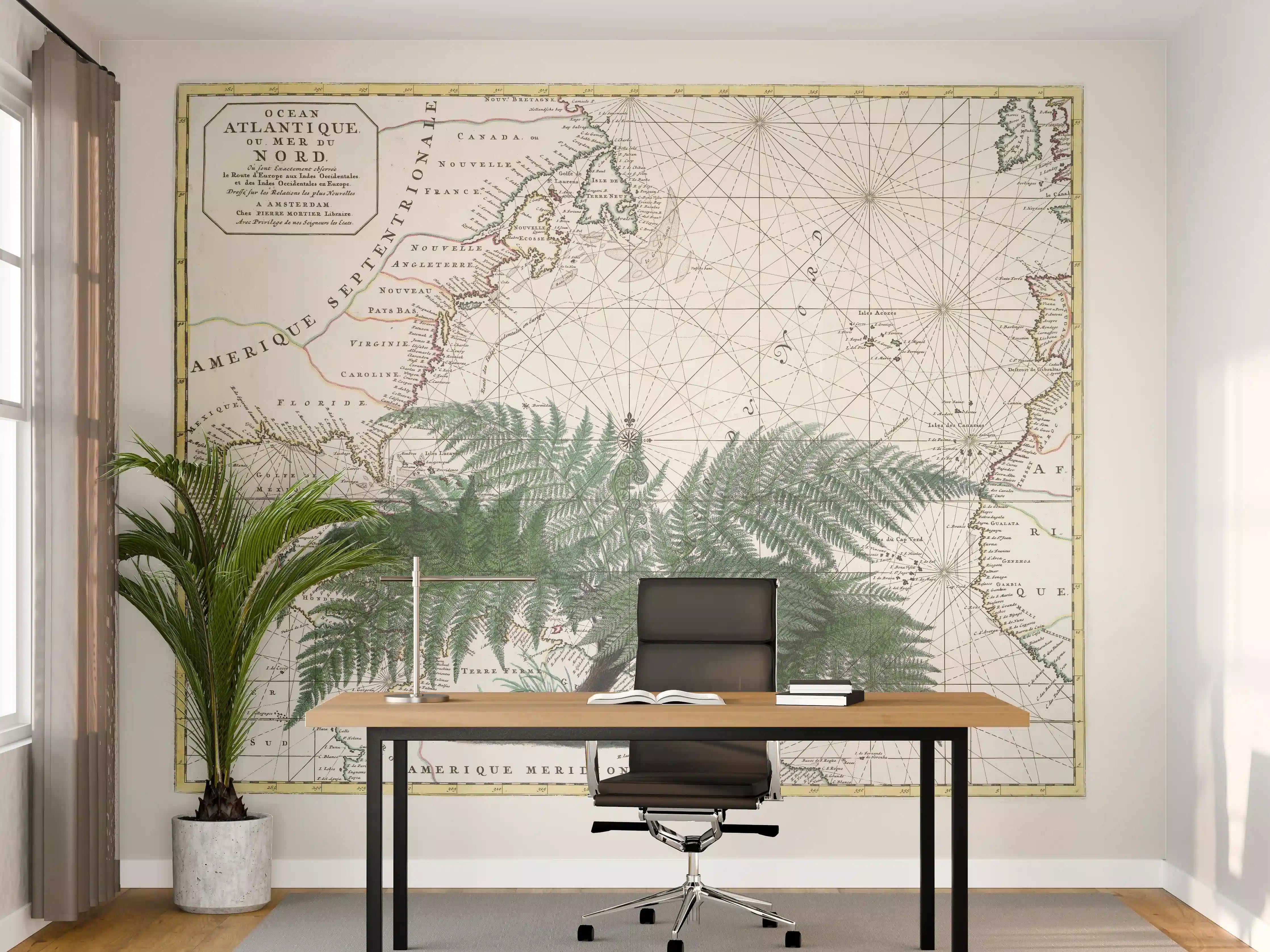 Büro Wandgestaltung - Tropical Empire No4