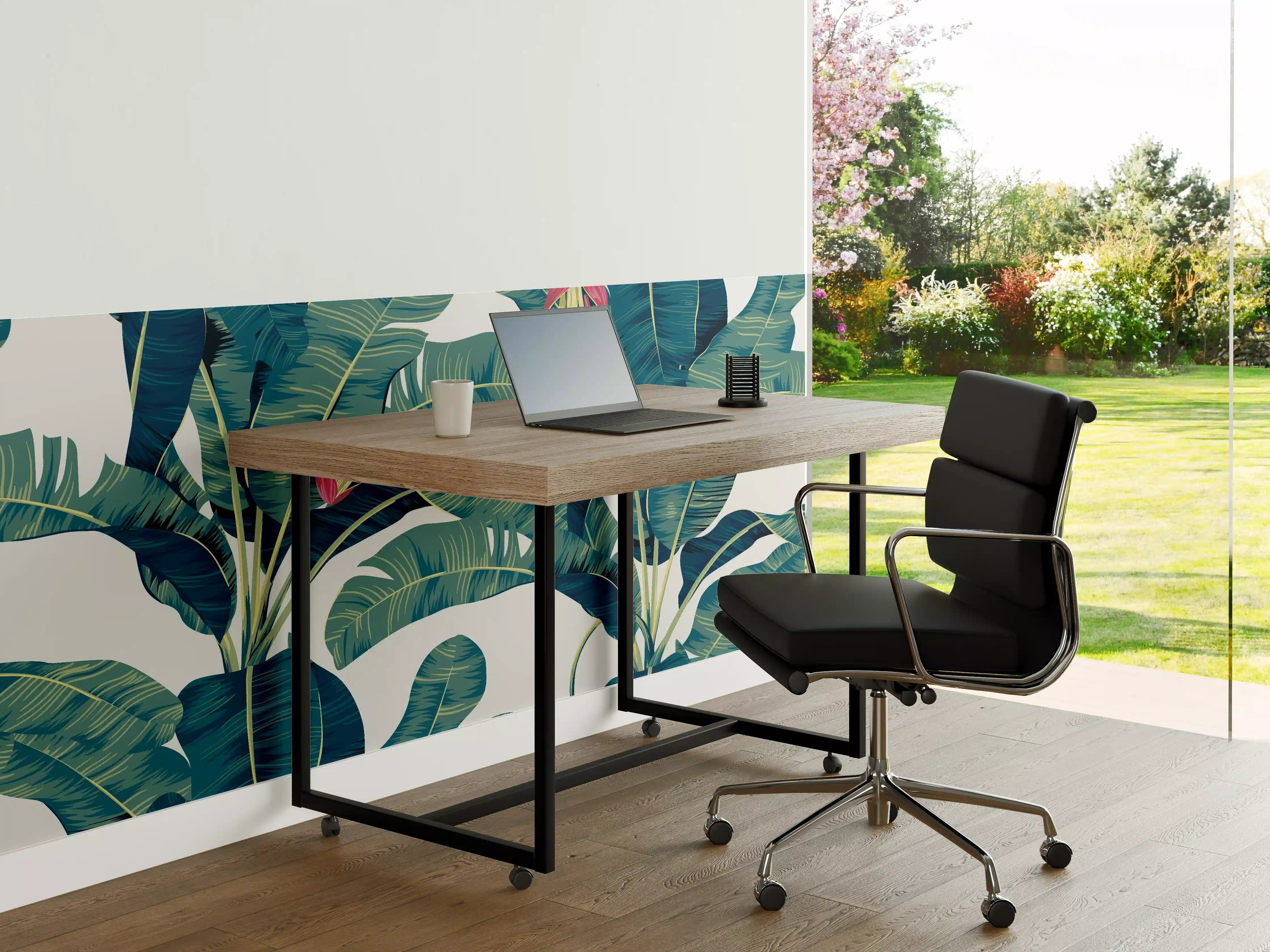 Büro Wandgestaltung - Tropisch Grün