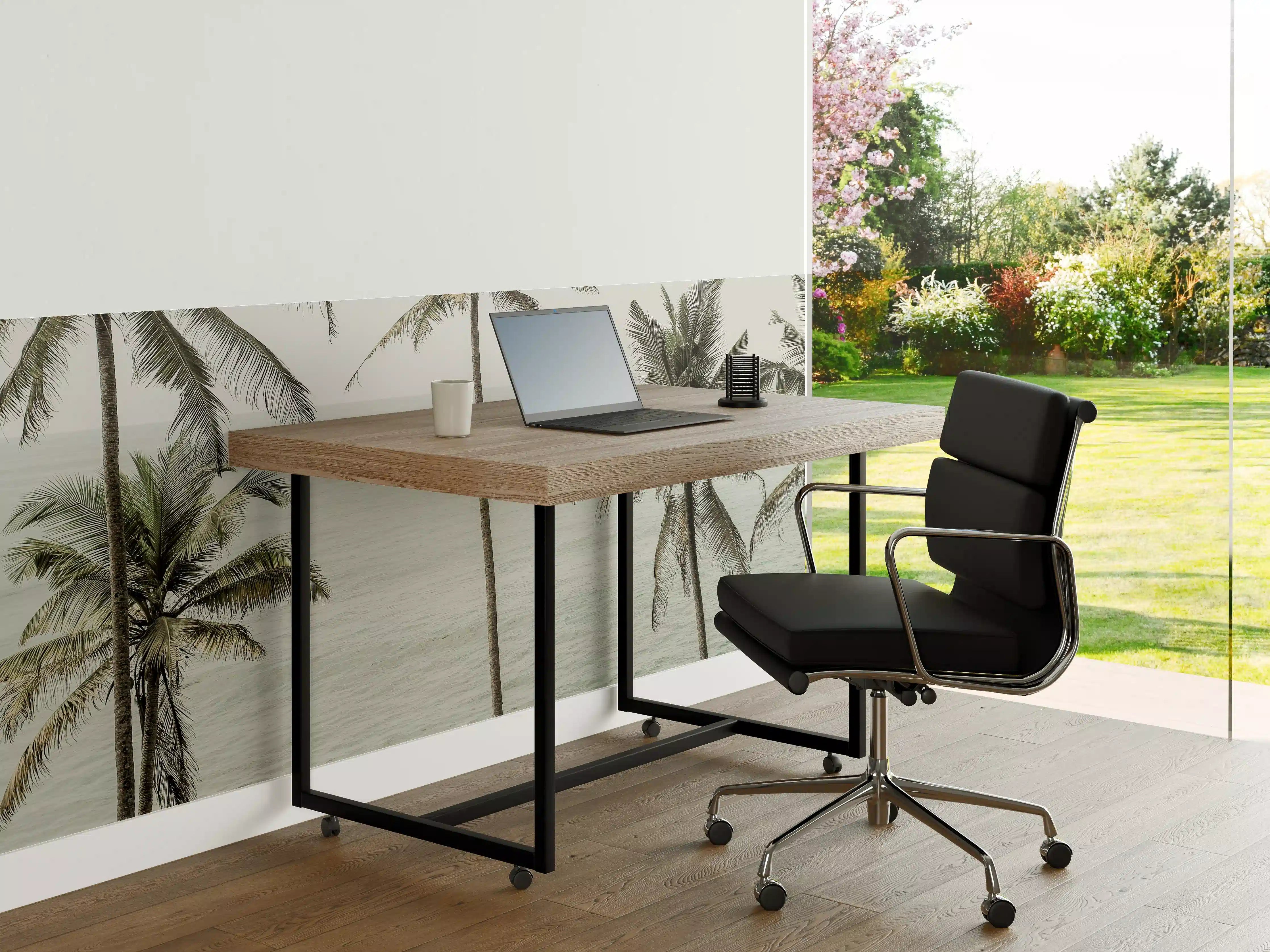 Büro Wandgestaltung - Tropische Strand-Palmen Aussicht