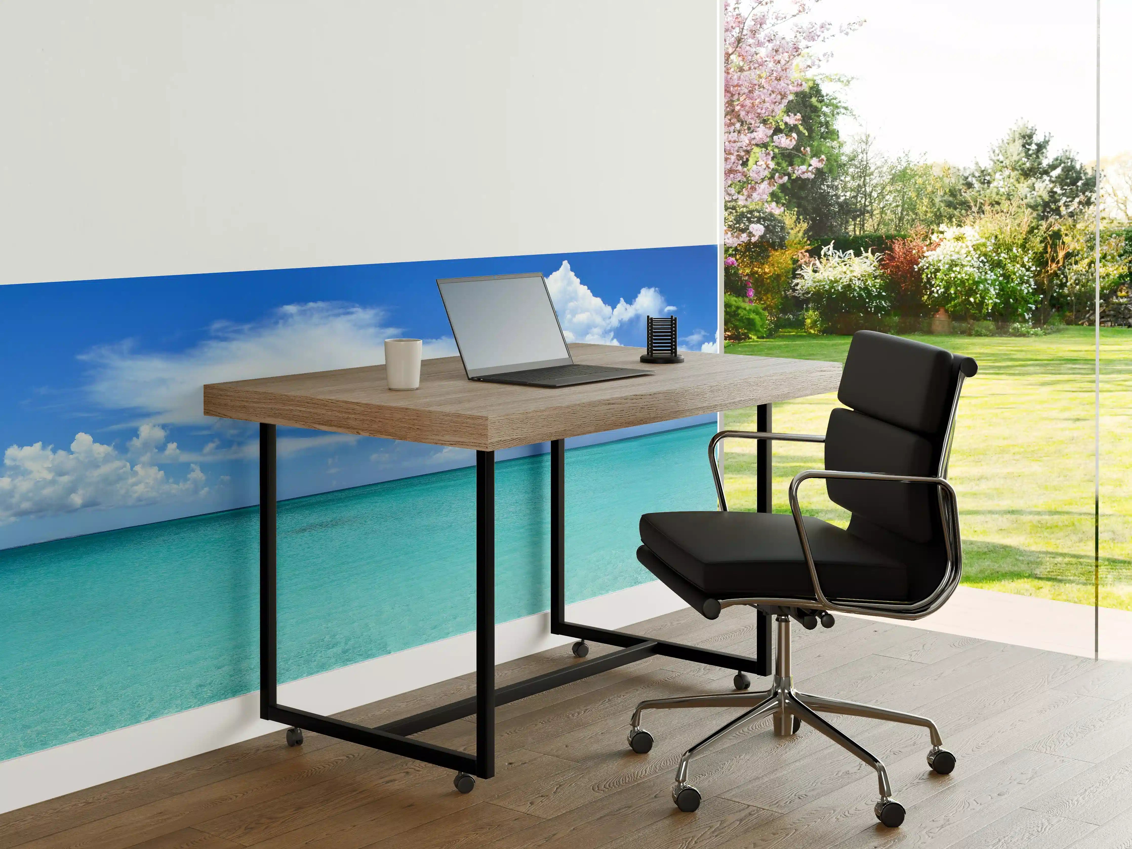 Büro Wandgestaltung - Tropischer Strand mit klarem Wasser