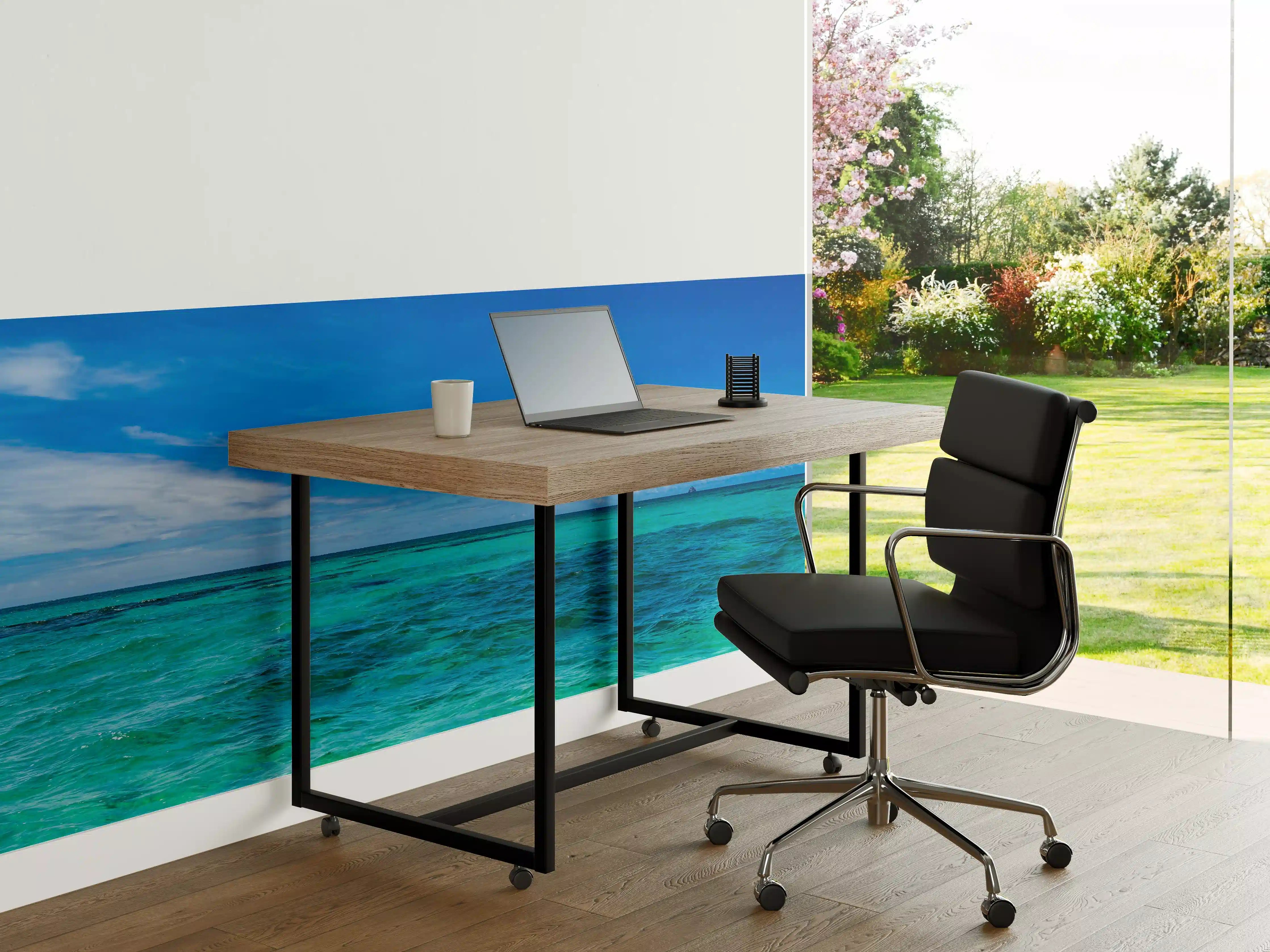Büro Wandgestaltung - Türkisblaues Wasser unter klarem Himmel