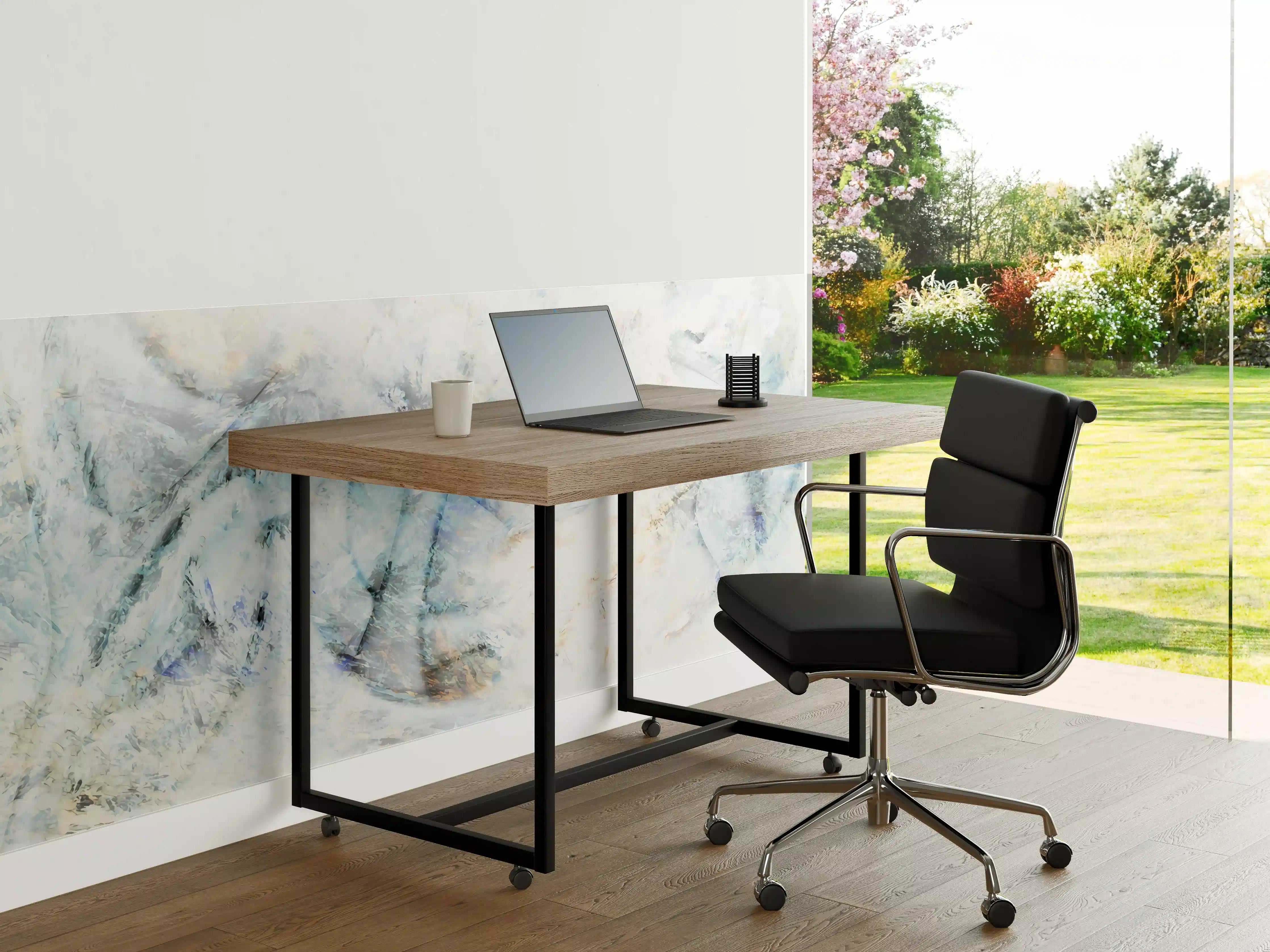 Büro Wandgestaltung - Türkise Textur - Pastell
