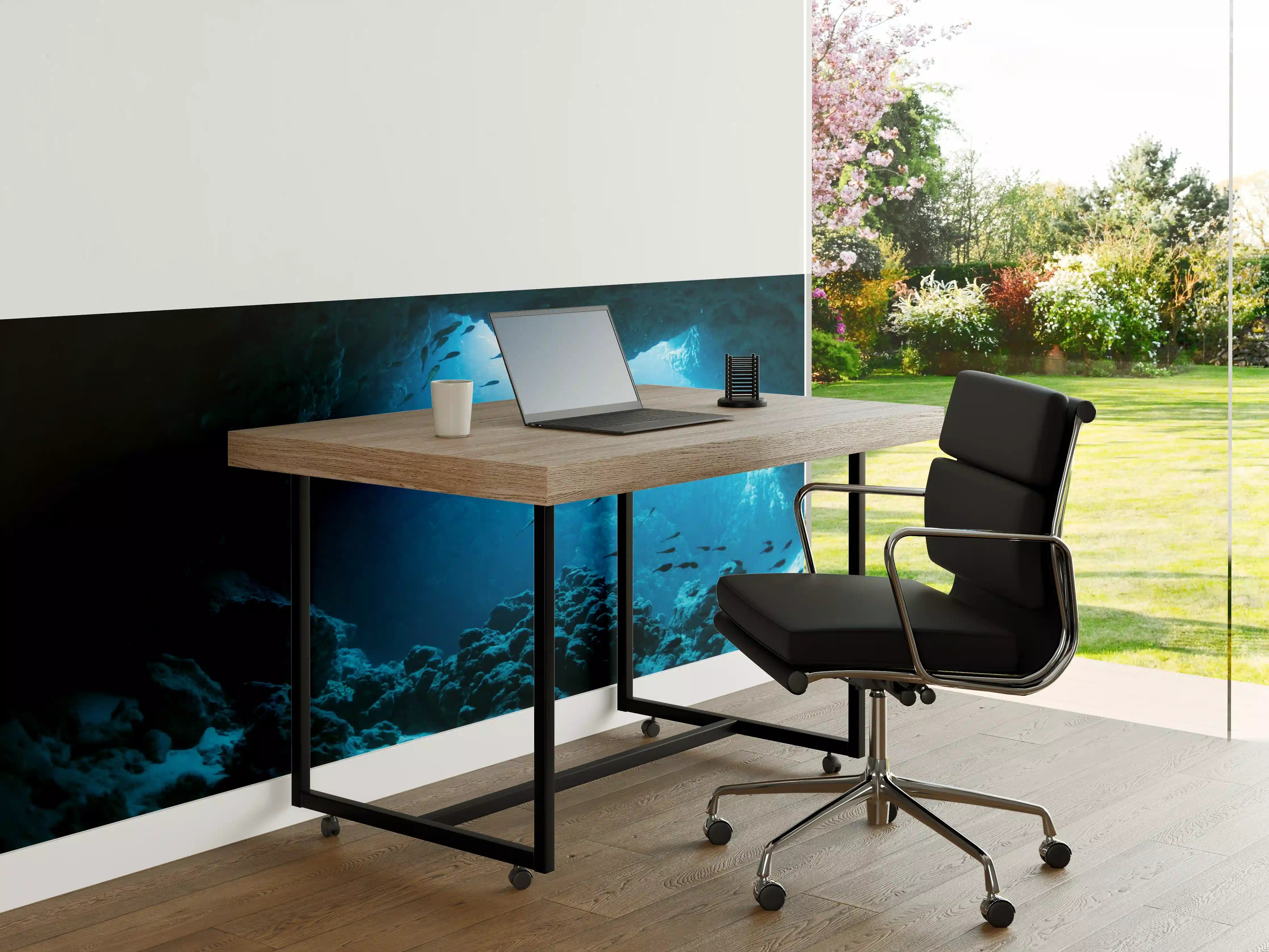 Büro Wandgestaltung - Unterwasser-Höhle in Miyako-jima