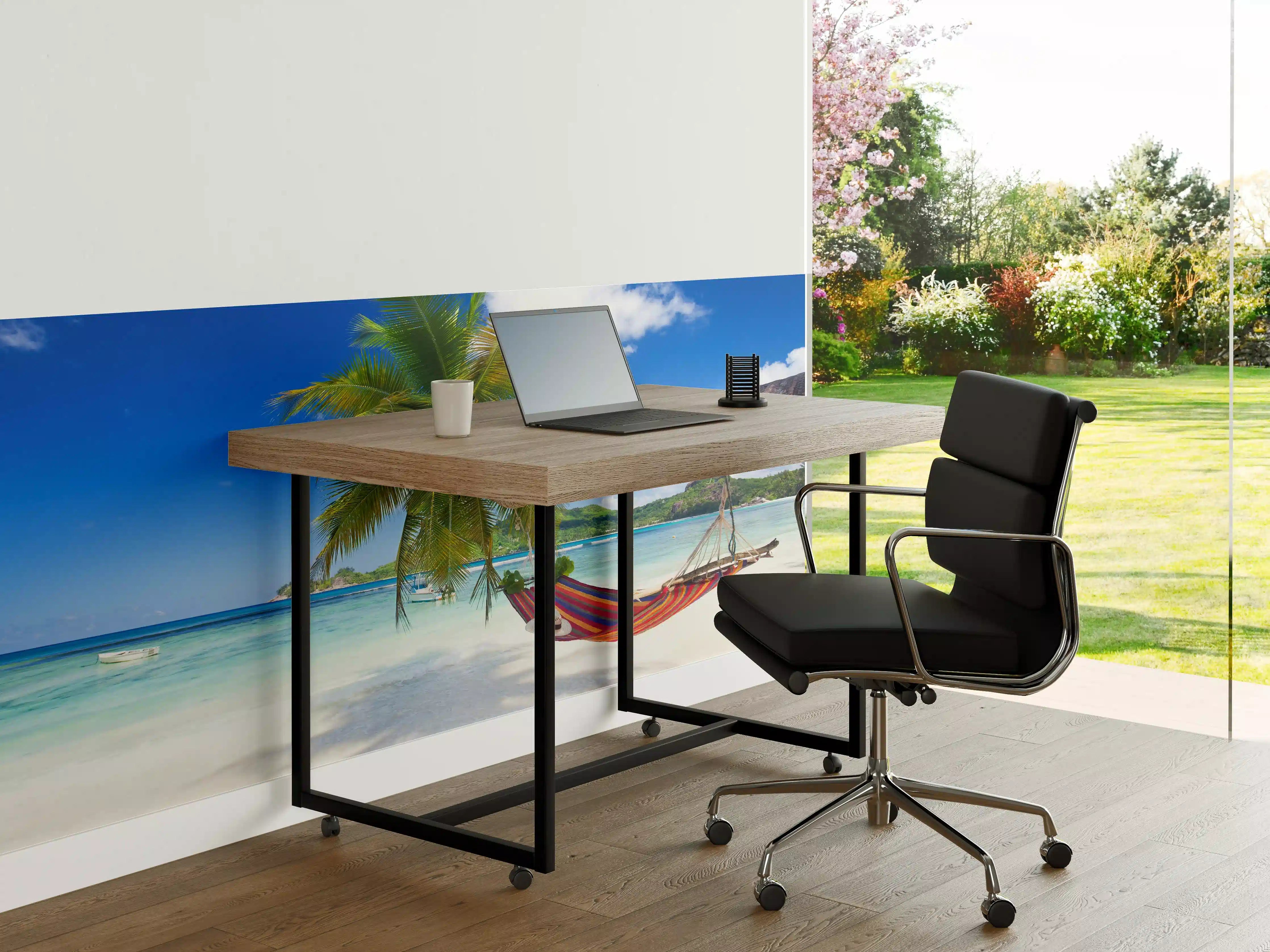 Büro Wandgestaltung - Urlaub am Strand in Seychellen