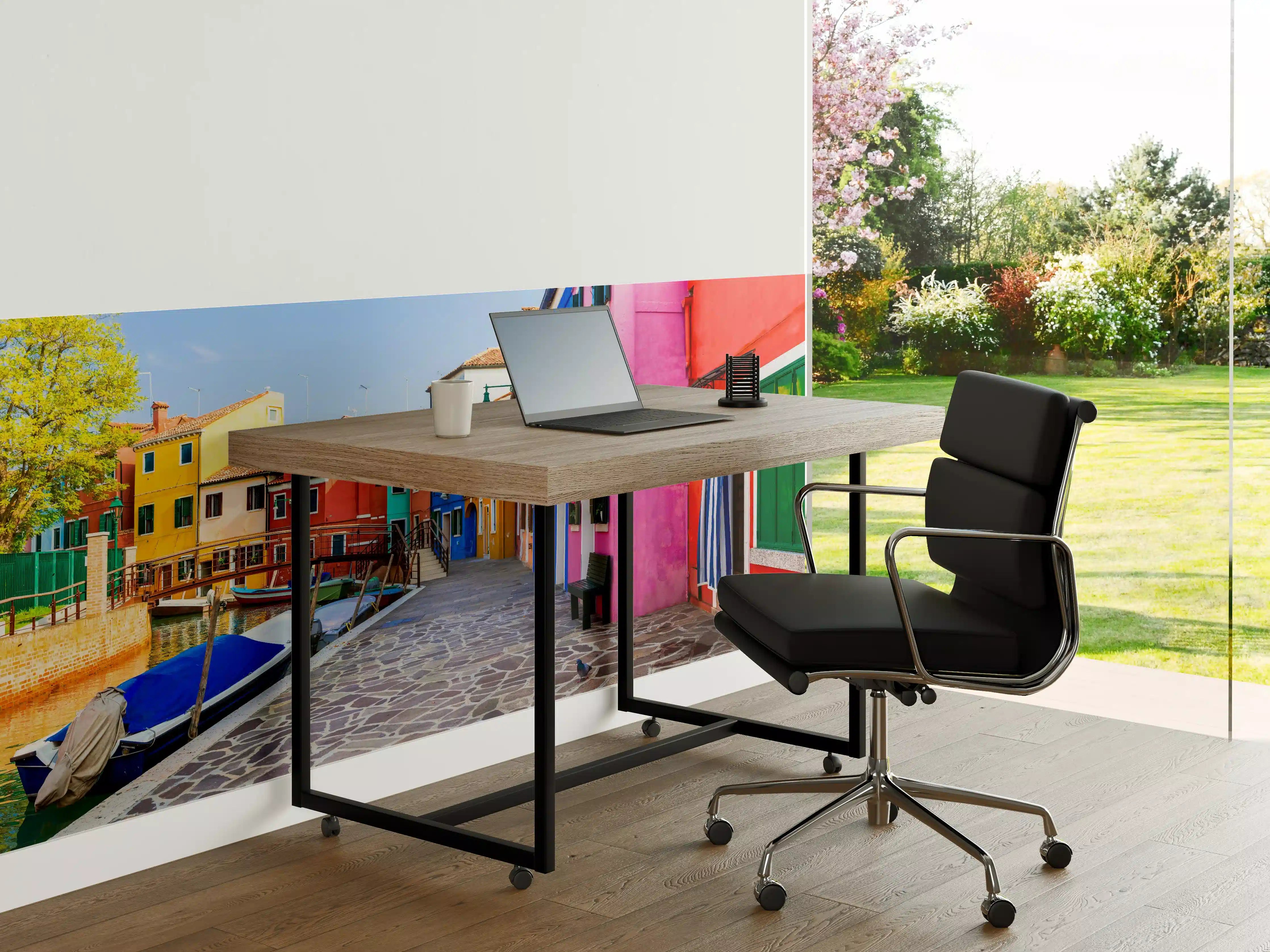 Büro Wandgestaltung - Venedig - traditionelle Fischerstadt