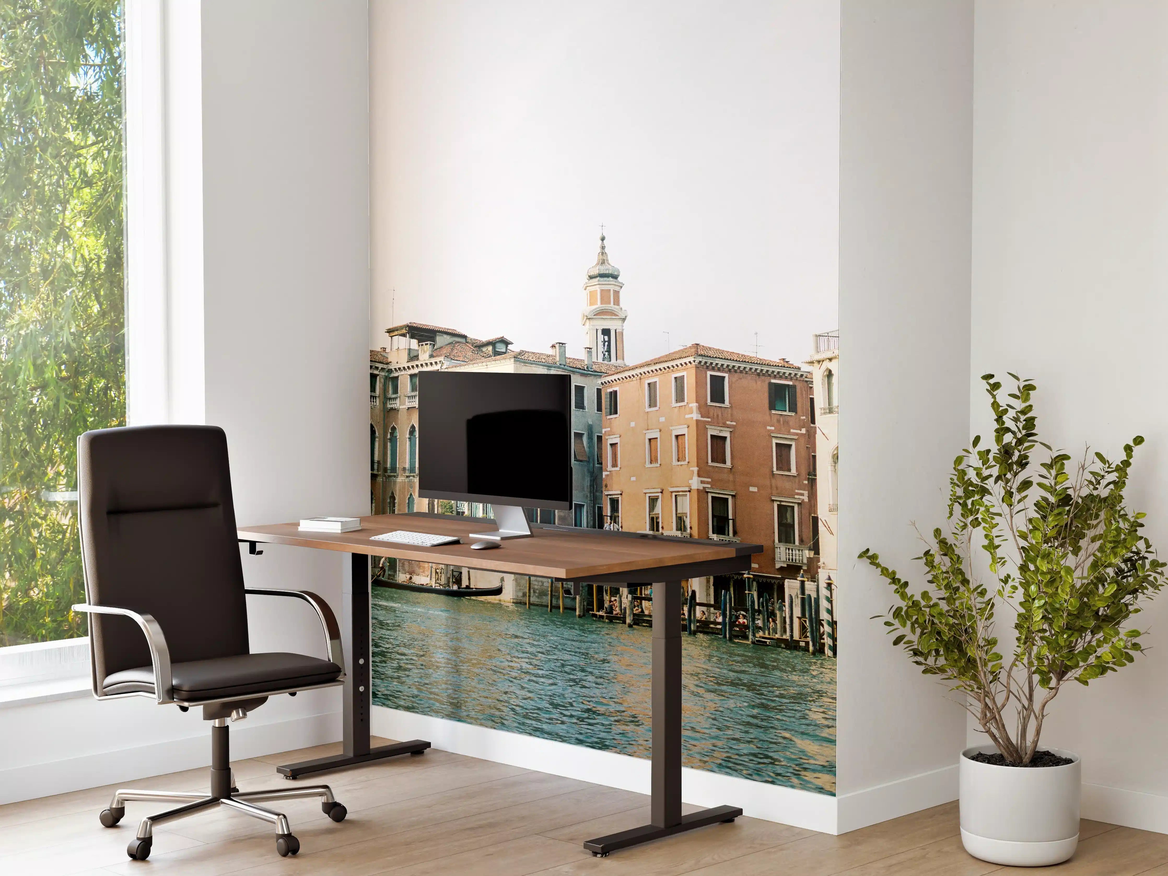 Büro Wandgestaltung - Venedig Kanal Sommerblick