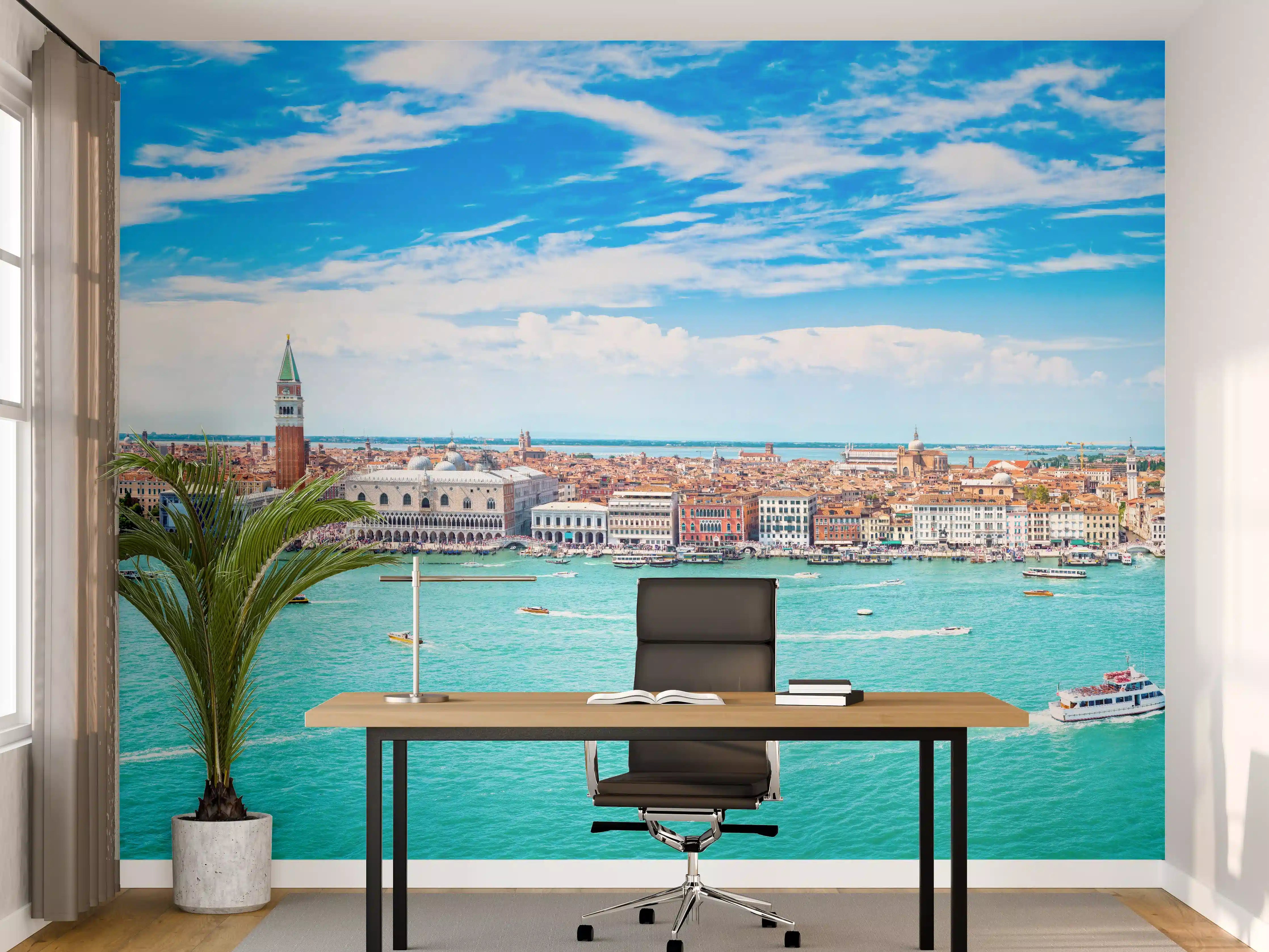 Büro Wandgestaltung - Venedig Panoramaluftaufnahme