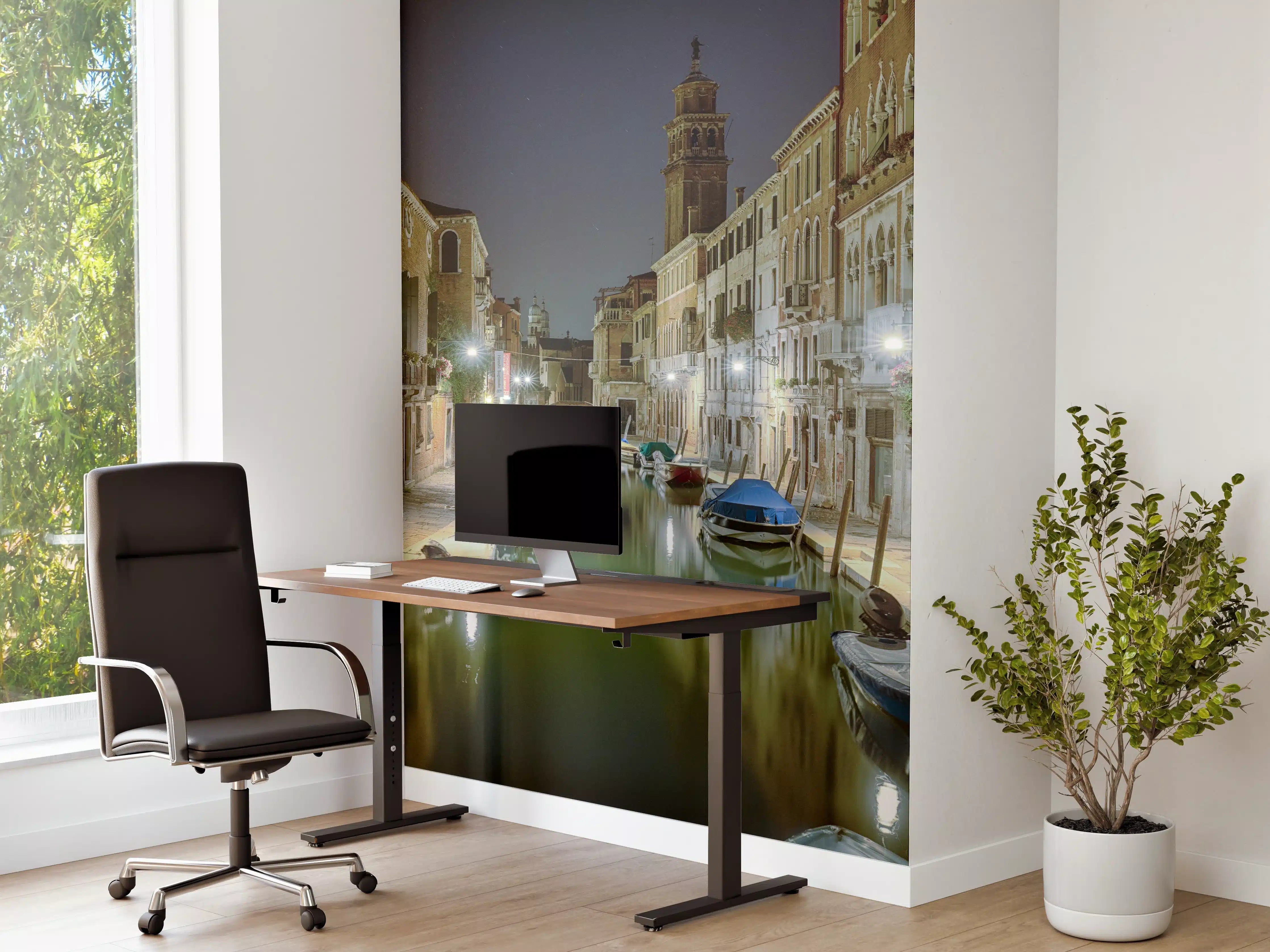 Büro Wandgestaltung - Venezia bei Nacht