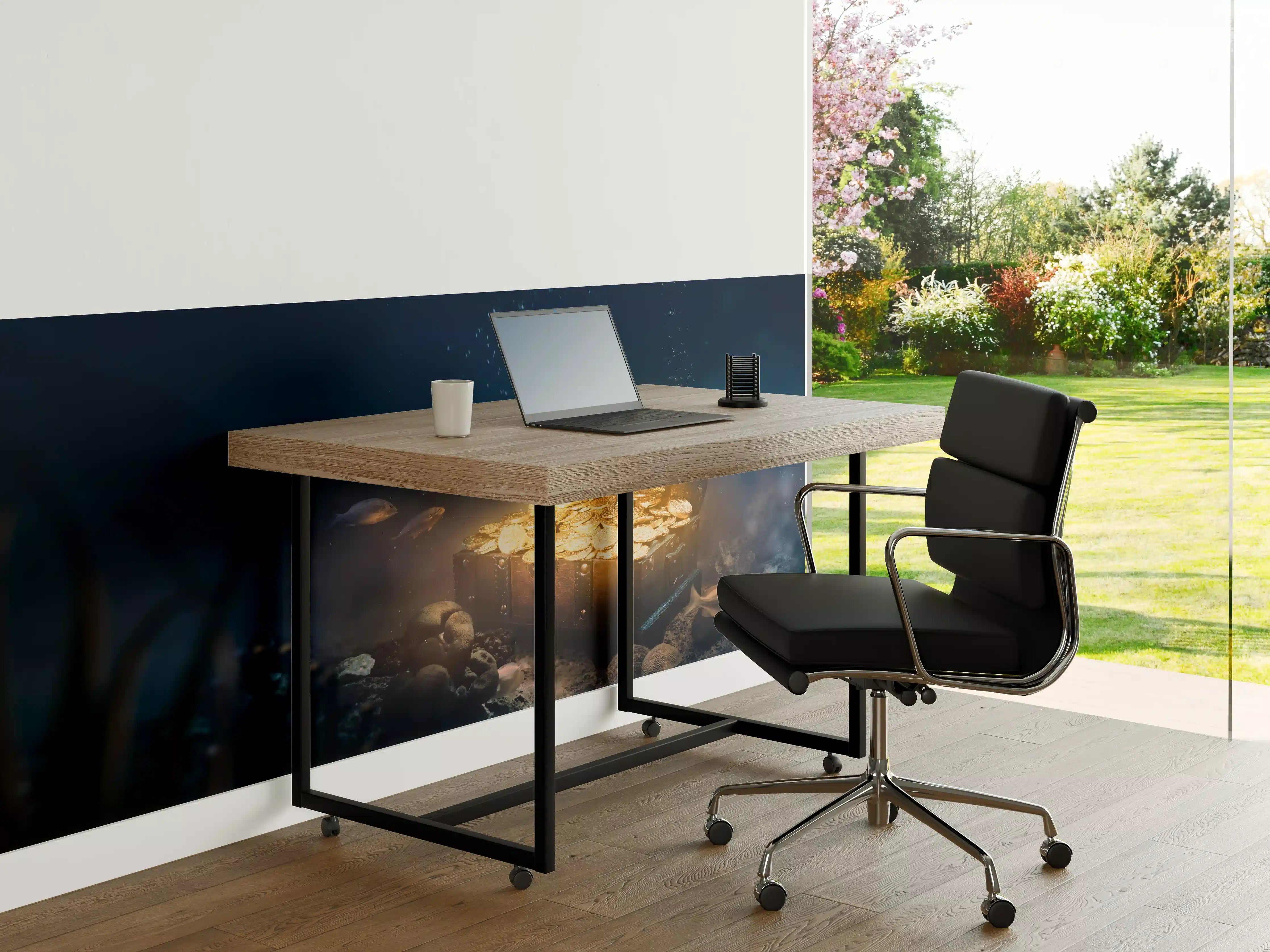 Büro Wandgestaltung - Versunkener Schatz auf dem Meeresgrund