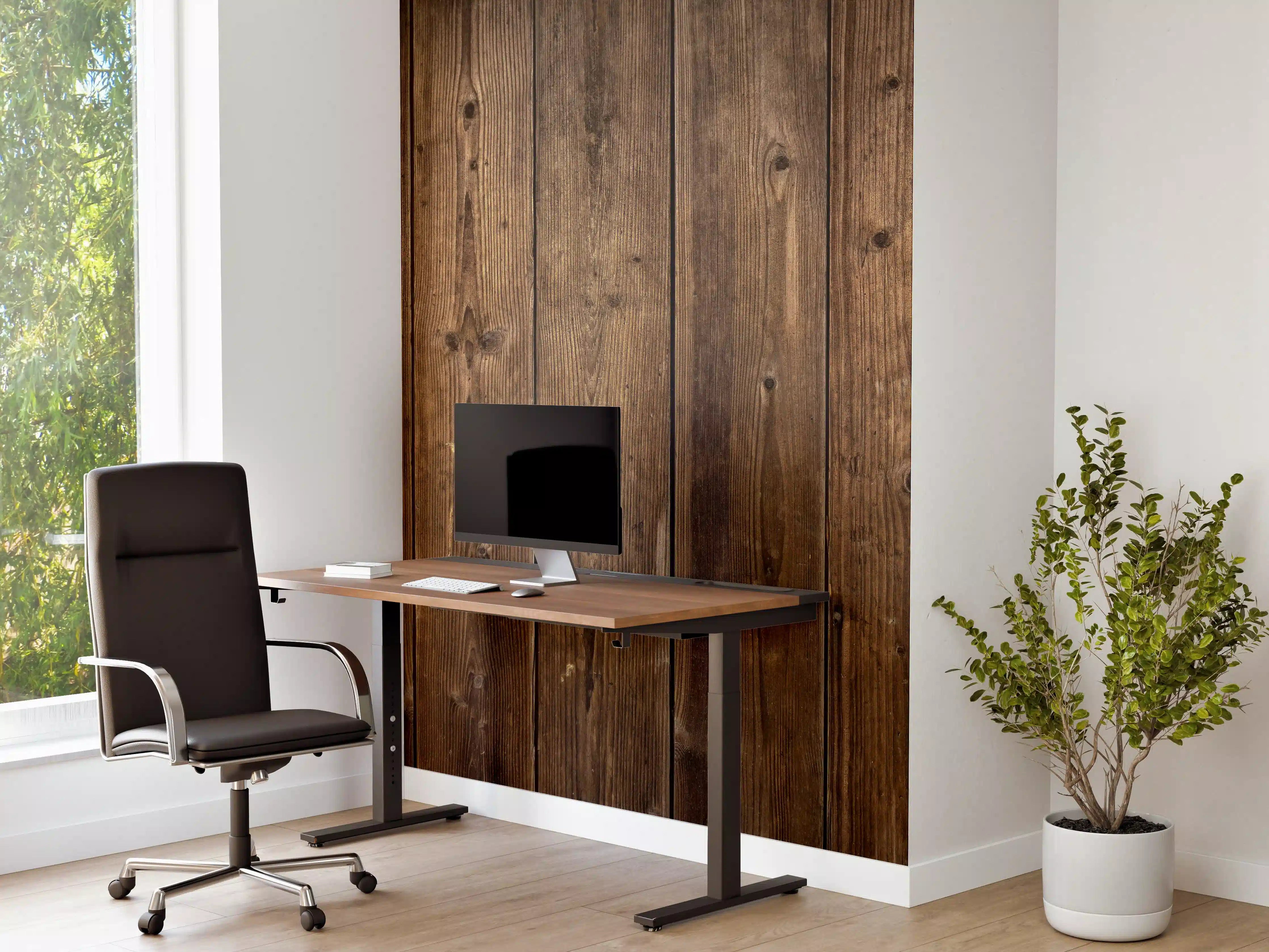 Büro Wandgestaltung - Verwitterte Holz Textur