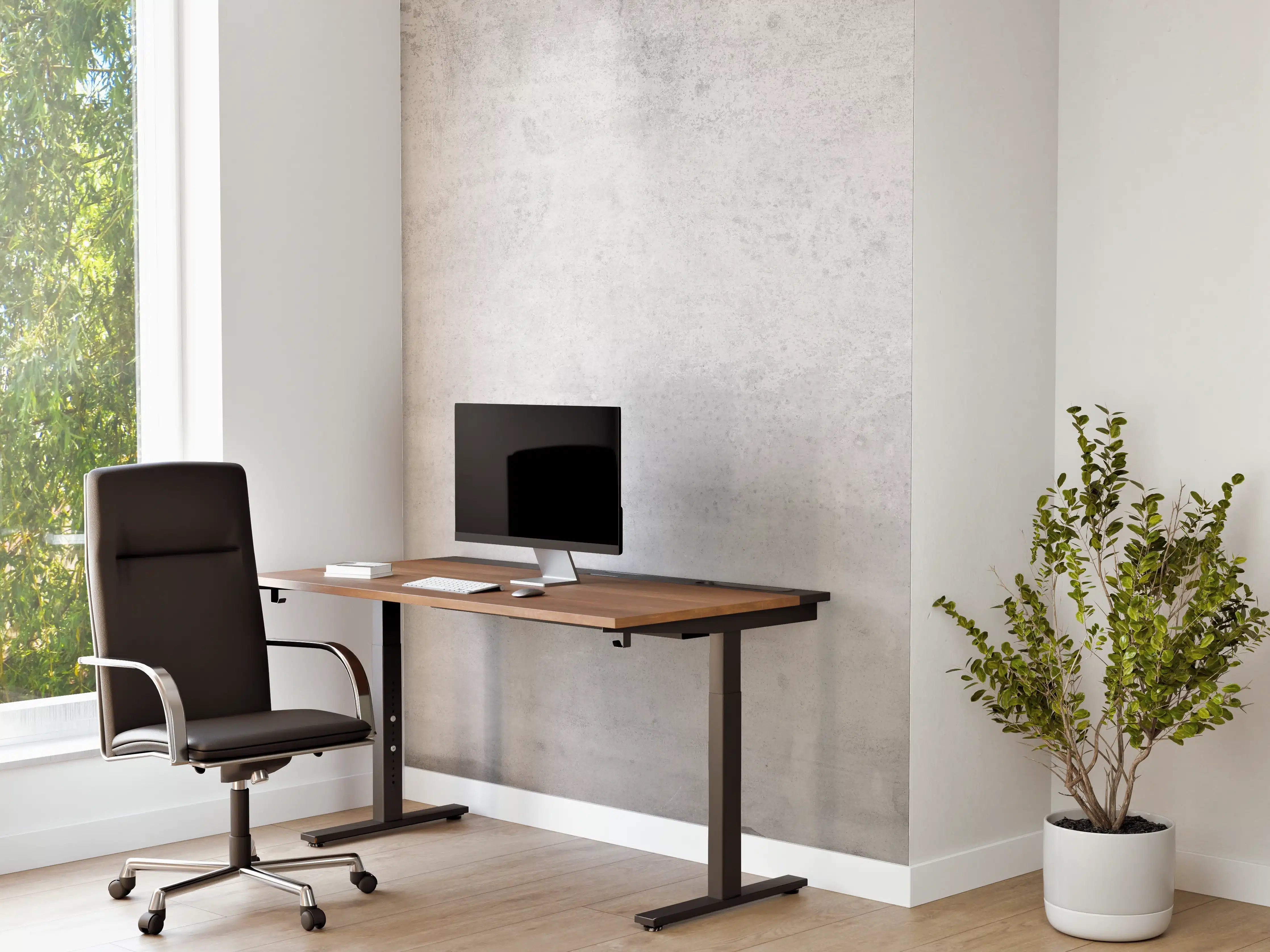 Büro Wandgestaltung - Verwitterte graue Zementwand