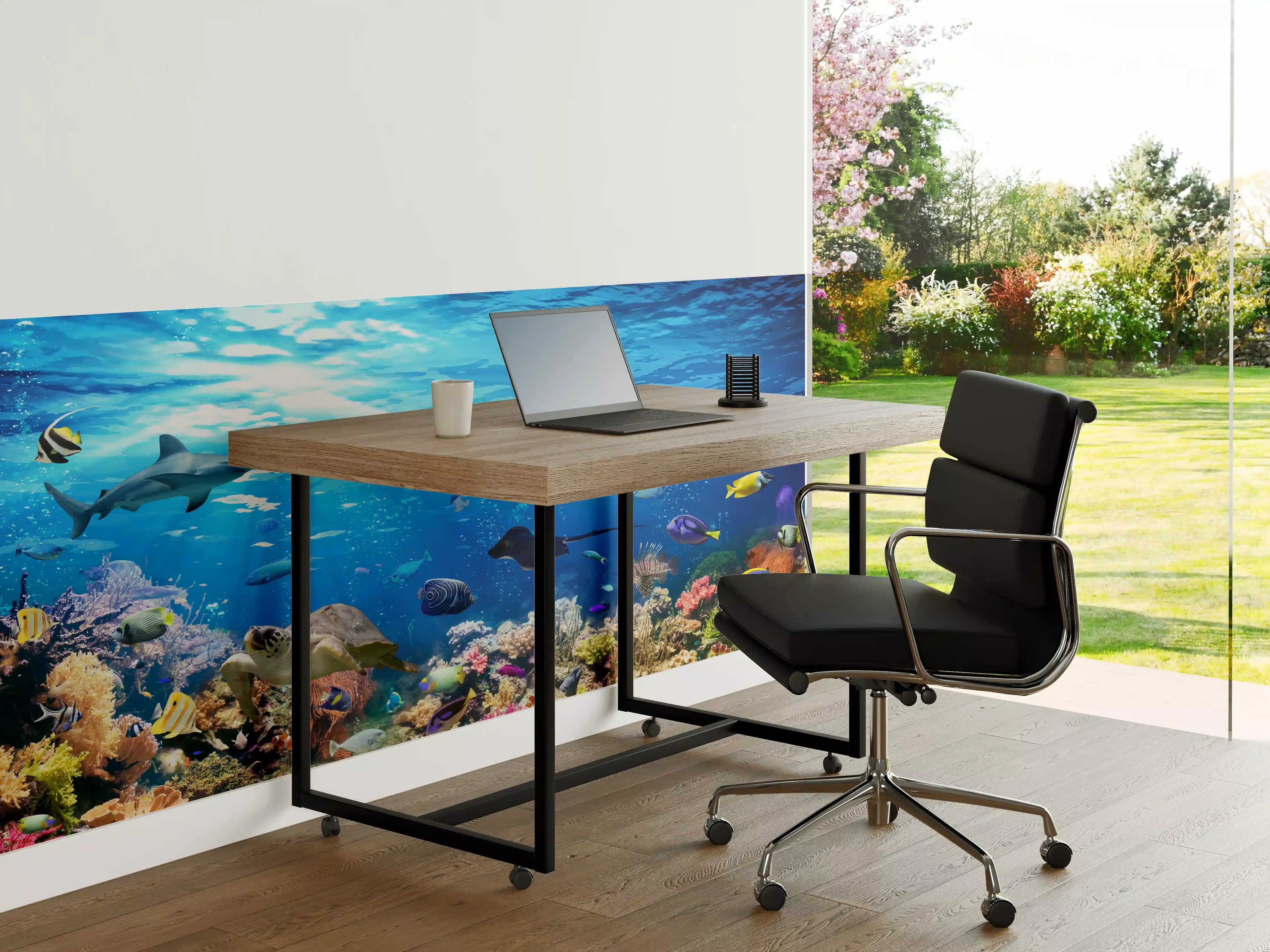 Büro Wandgestaltung - Vielfältige Unterwasserwelt