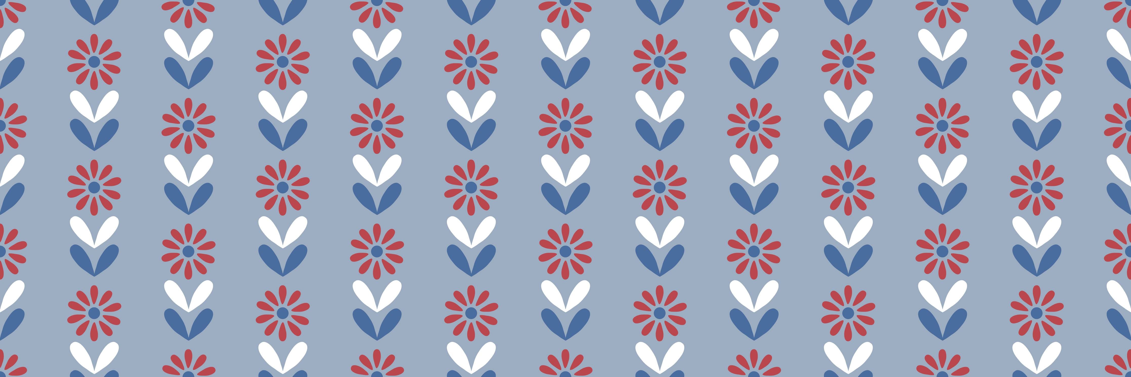 Büro Wandgestaltung-Vintage Bloom Gänseblümchen Tapete
