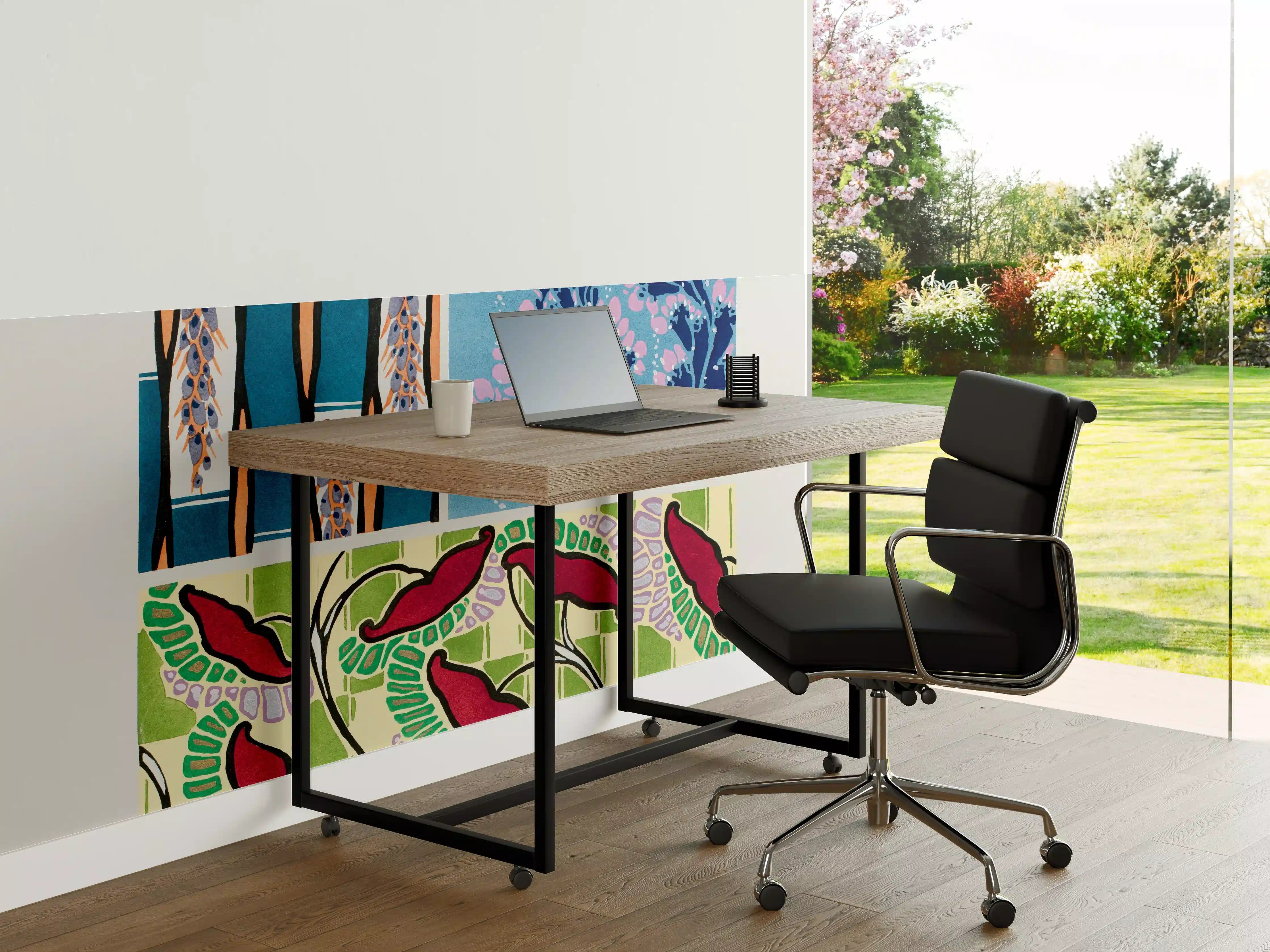 Büro Wandgestaltung - Vintage Botanik Blumen Poster