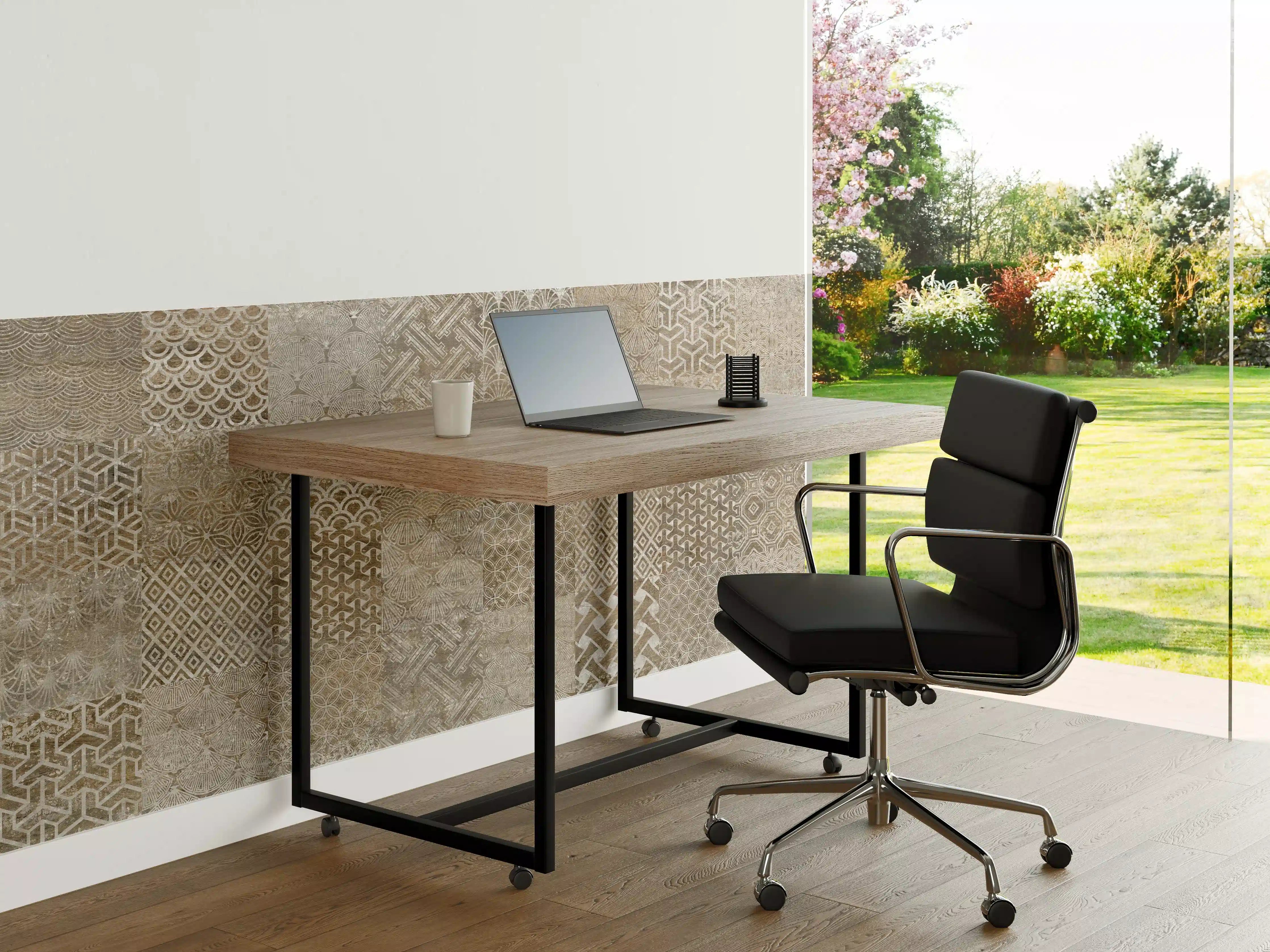 Büro Wandgestaltung - Vintage-Fliesenmuster