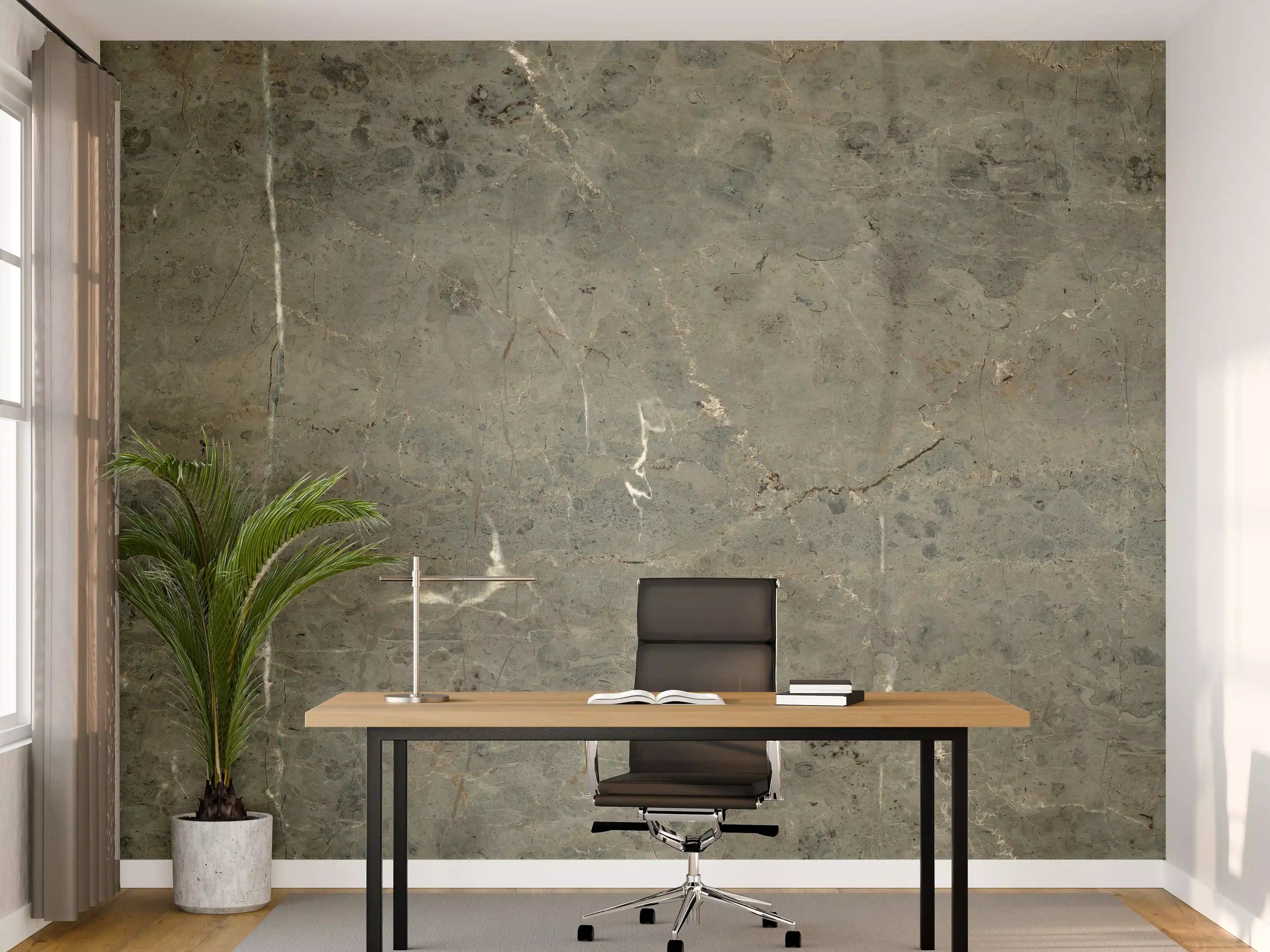 Büro Wandgestaltung - Vintage Marmortextur
