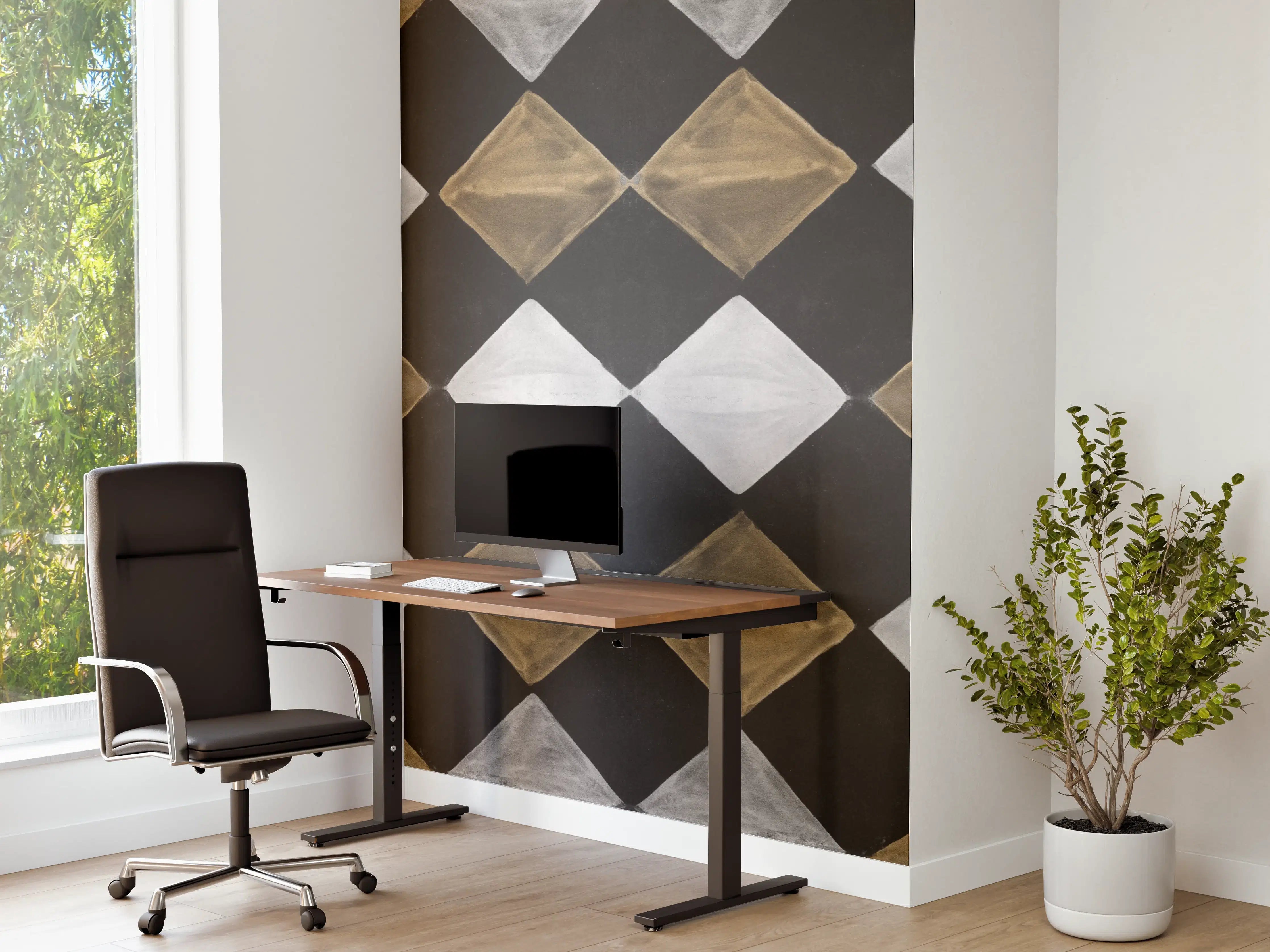 Büro Wandgestaltung - Vintage Mosaik Fliesentapete