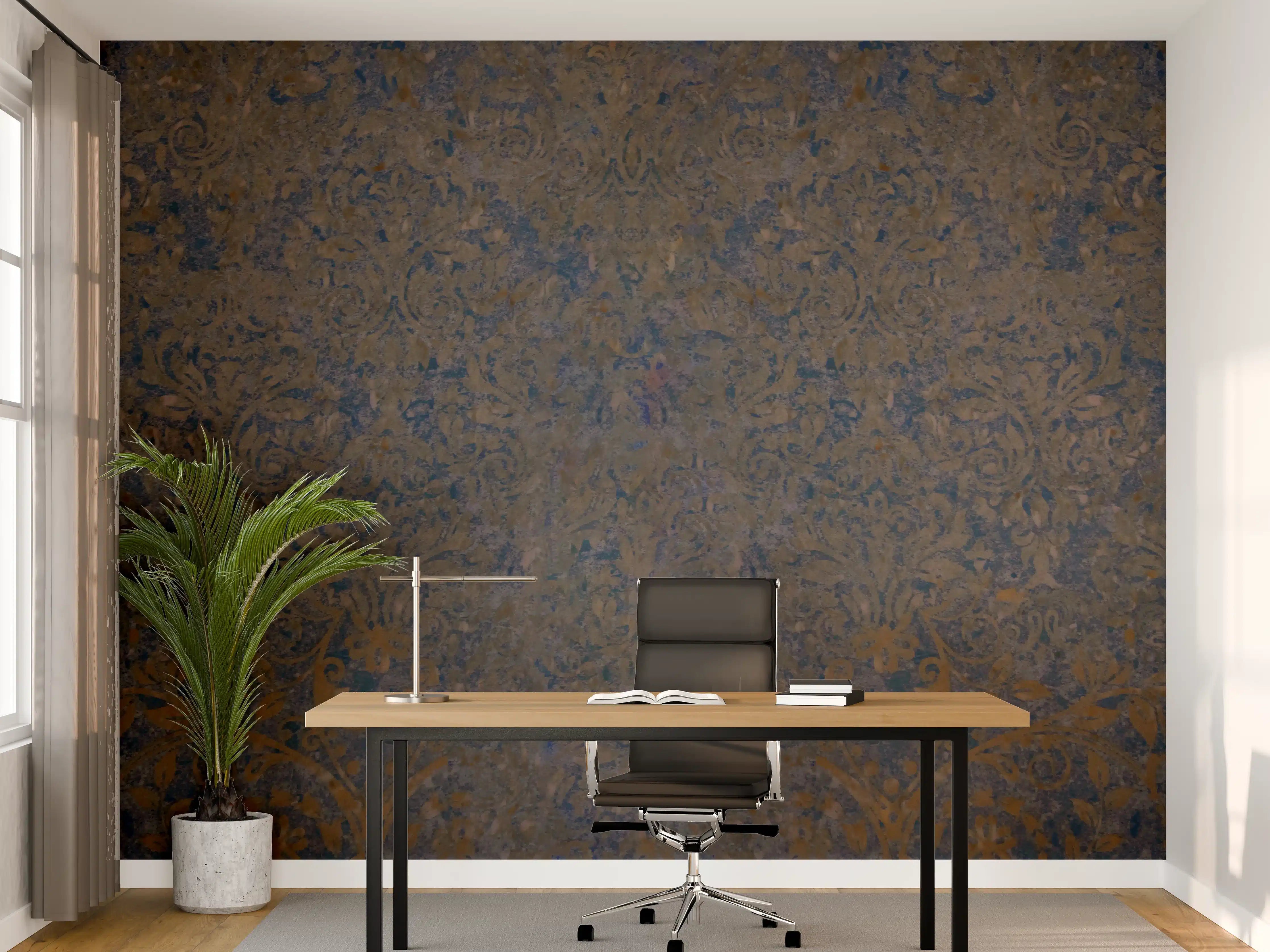 Büro Wandgestaltung - Vintage-Patchwork-Fliesentextur