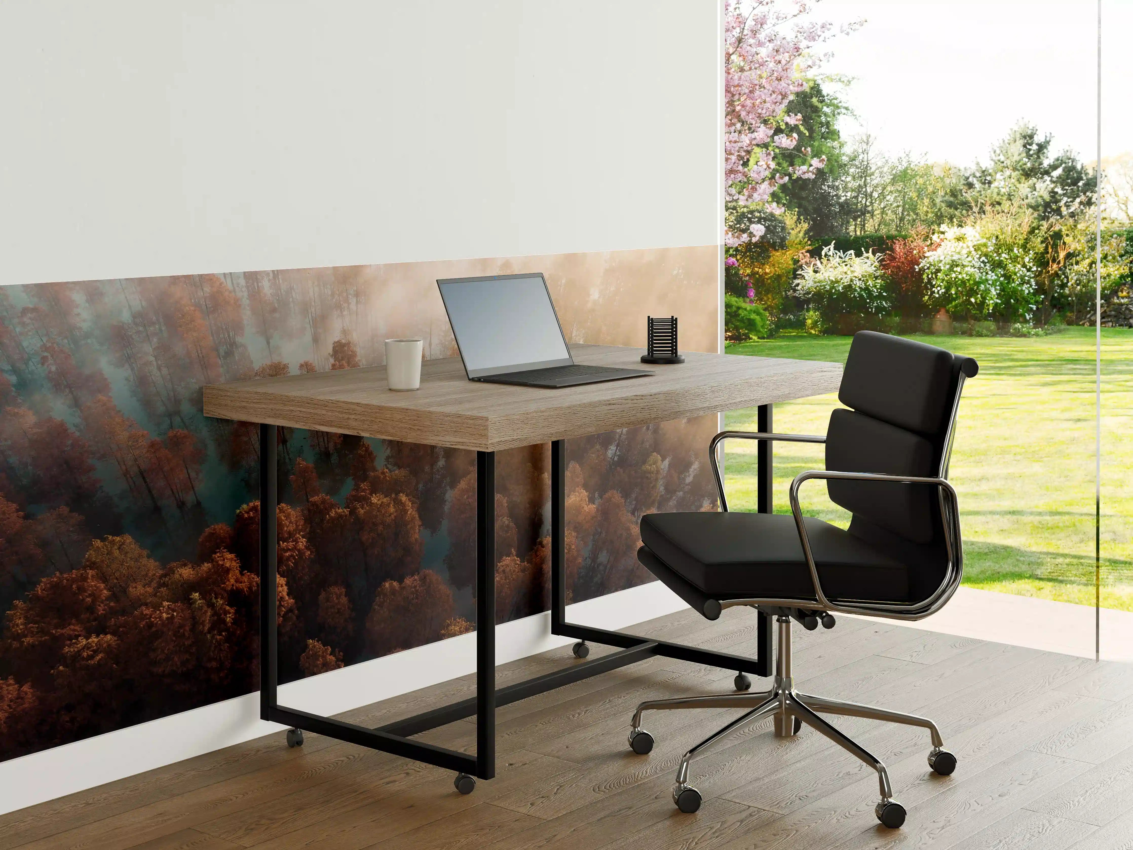 Büro Wandgestaltung - Vogelperspektive - Wald im Herbst