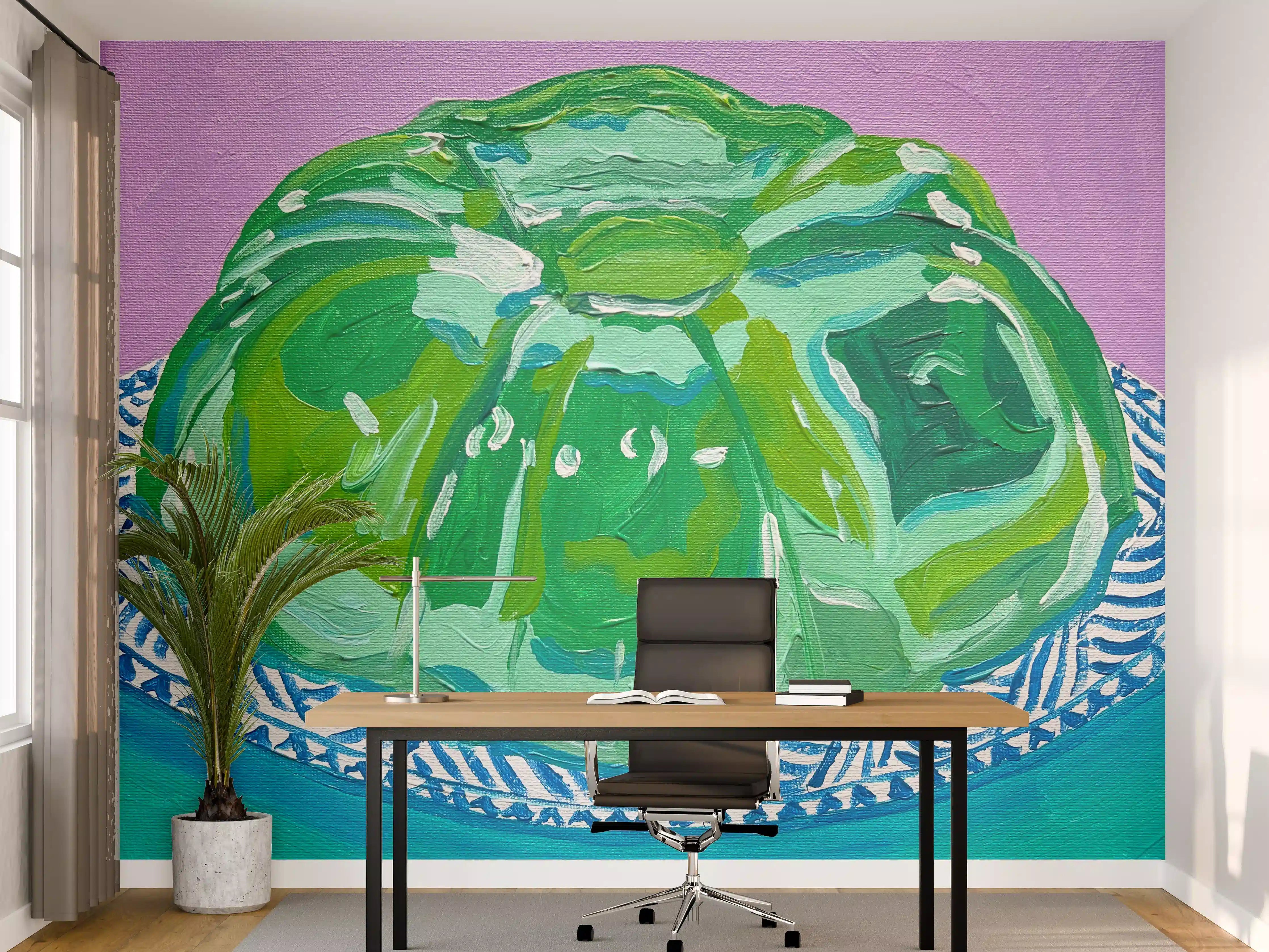 Büro Wandgestaltung - Wackelpudding - Acryl Gemälde