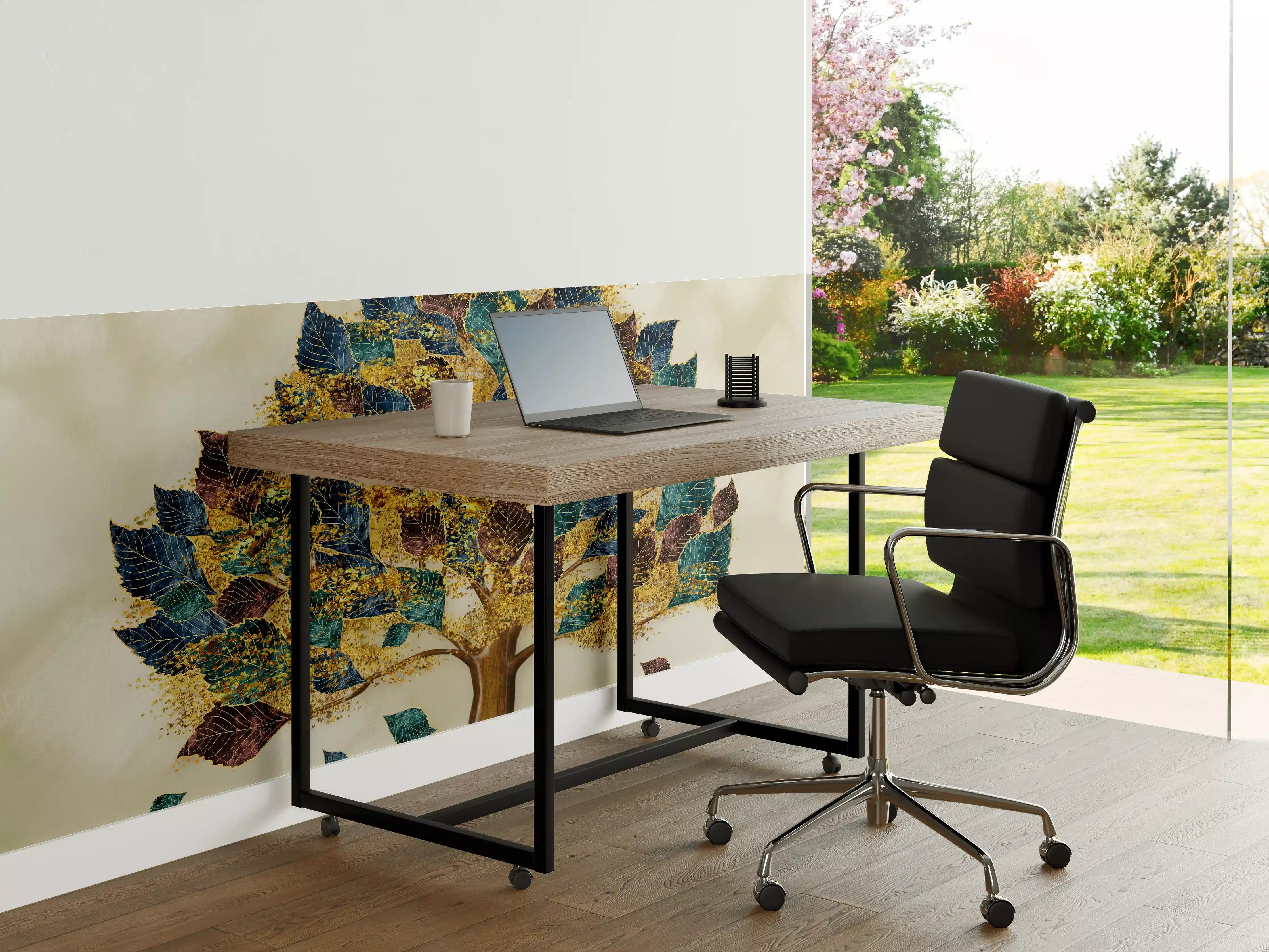 Büro Wandgestaltung - Wandmalerei - Bunter Baum
