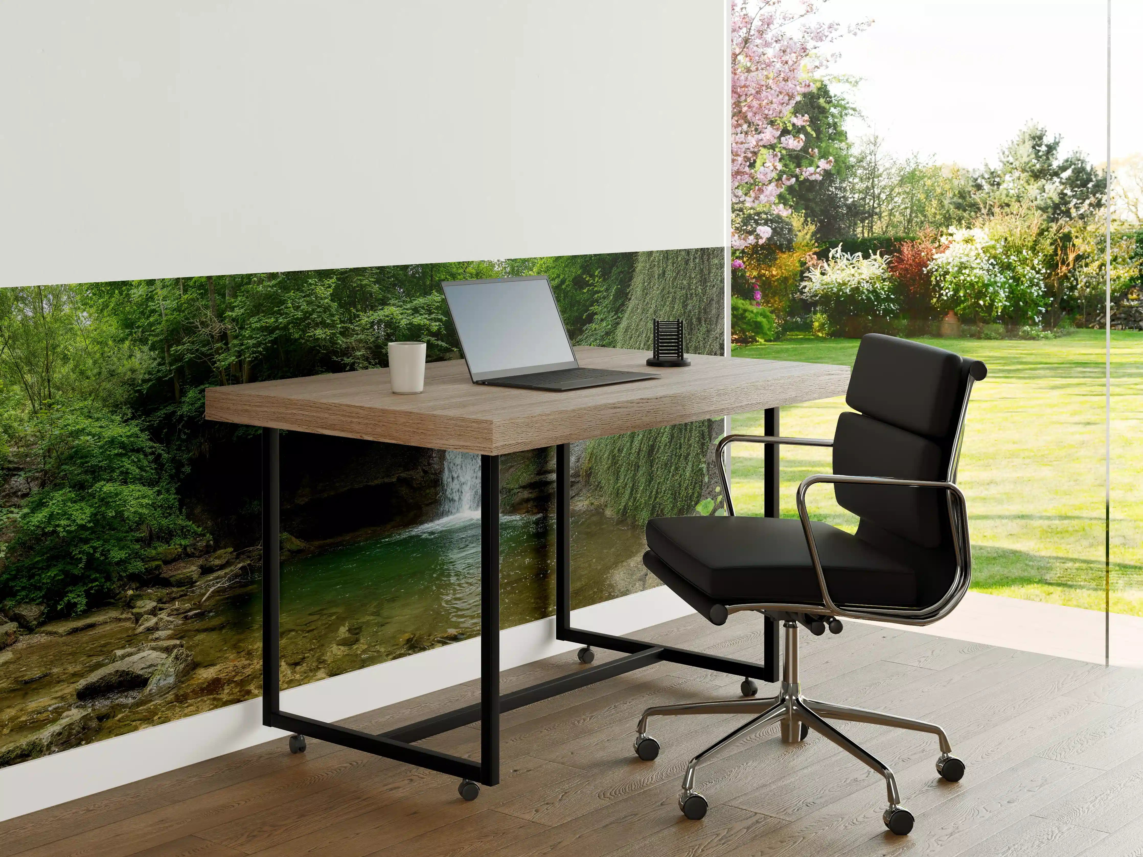 Büro Wandgestaltung - Wasserfall im Wald - Utopie